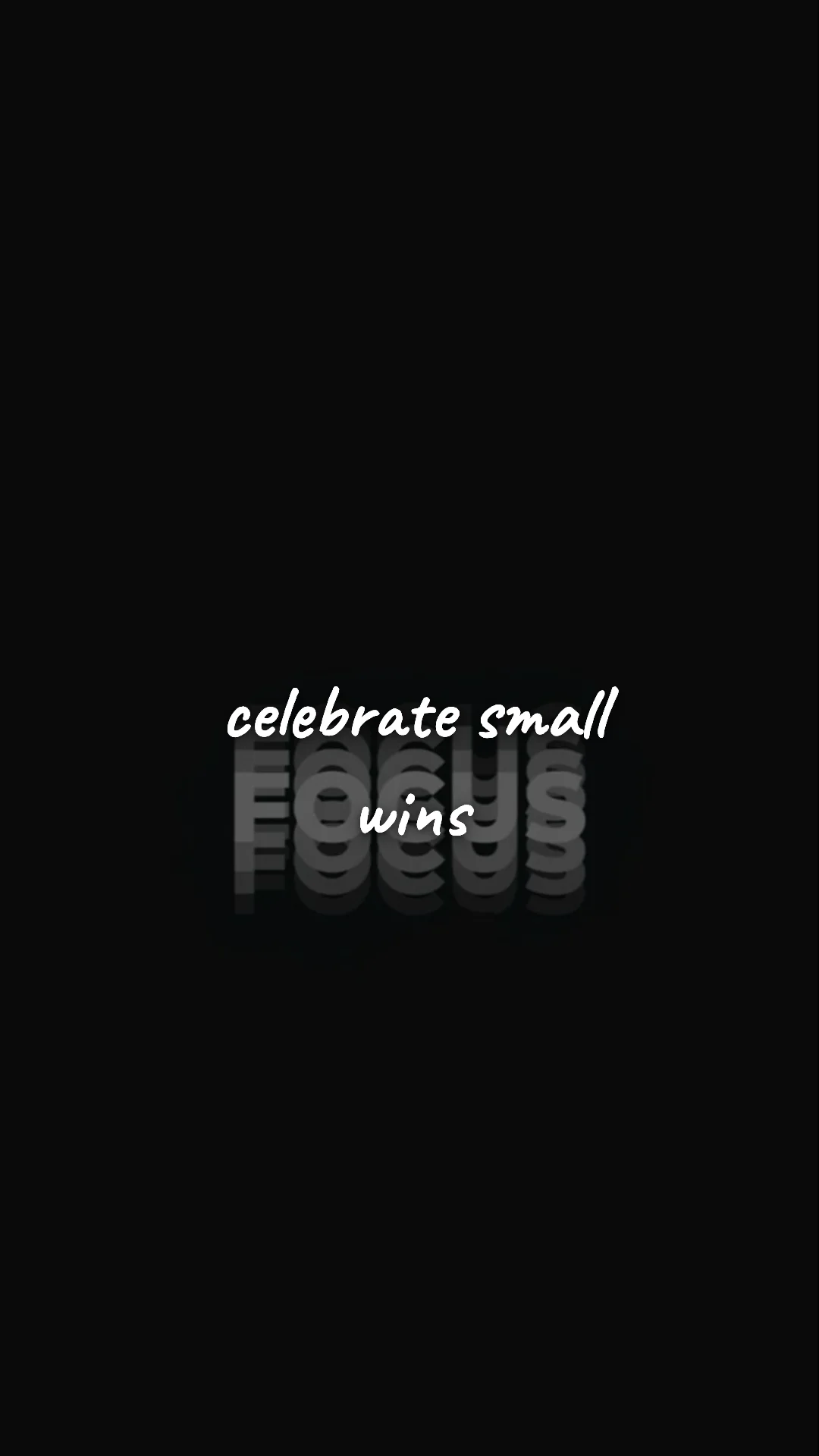 Celebrate small wins. — career motivation wallpaper