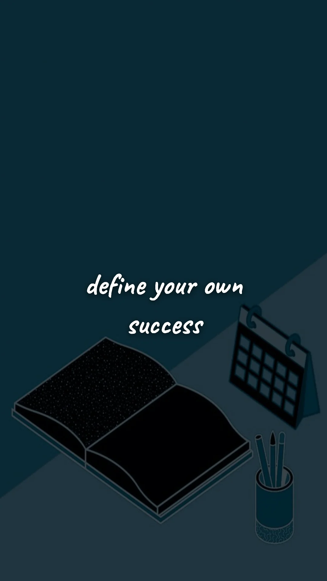 Define your own success. — career motivation wallpaper