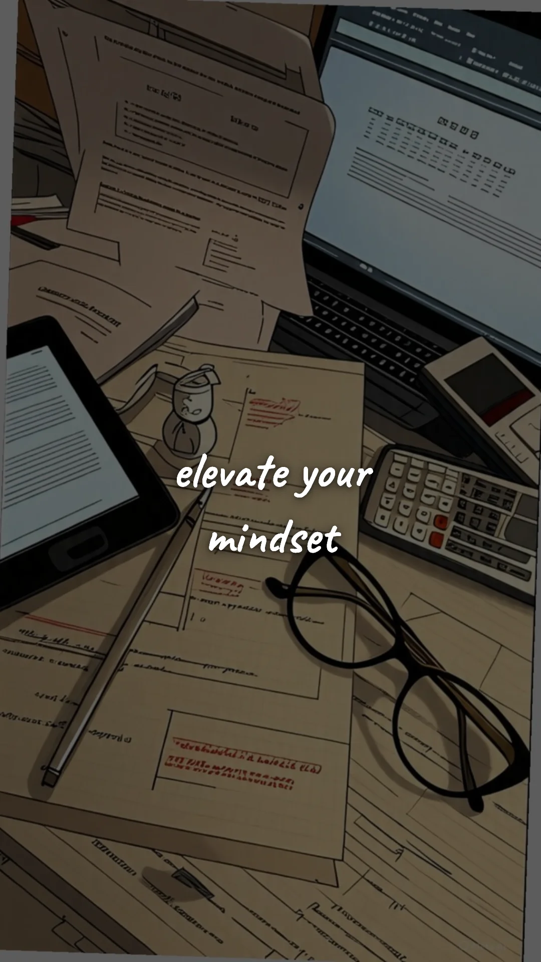 Elevate your mindset. — career motivation wallpaper