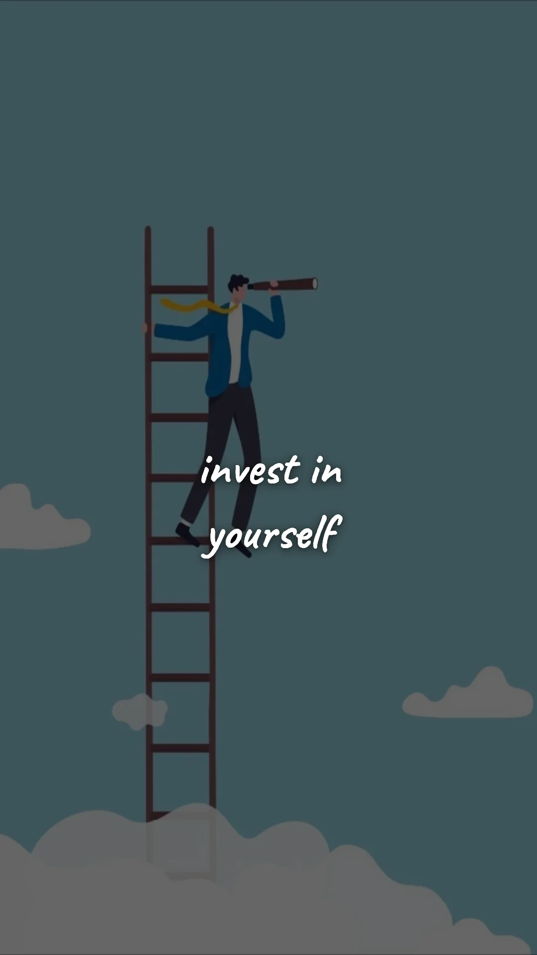 Invest in yourself. — career motivation wallpaper