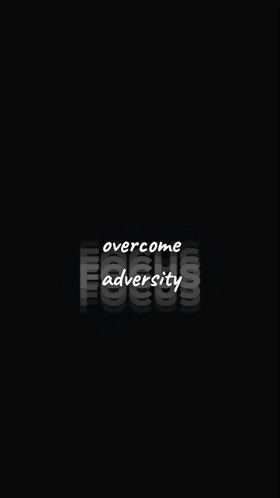 Overcome adversity. — career motivation wallpaper
