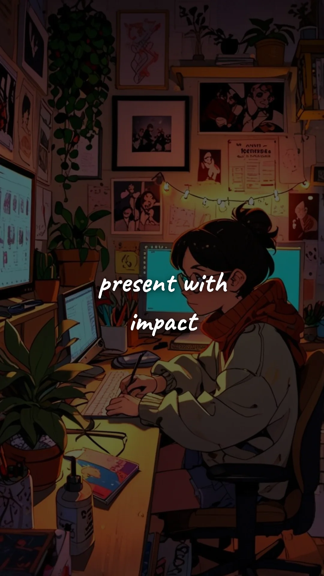 Present with impact. — career motivation wallpaper