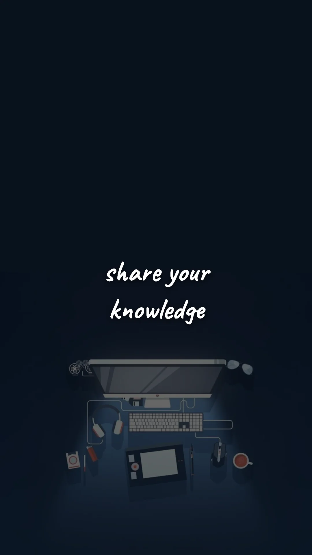 Share your knowledge. — career motivation wallpaper