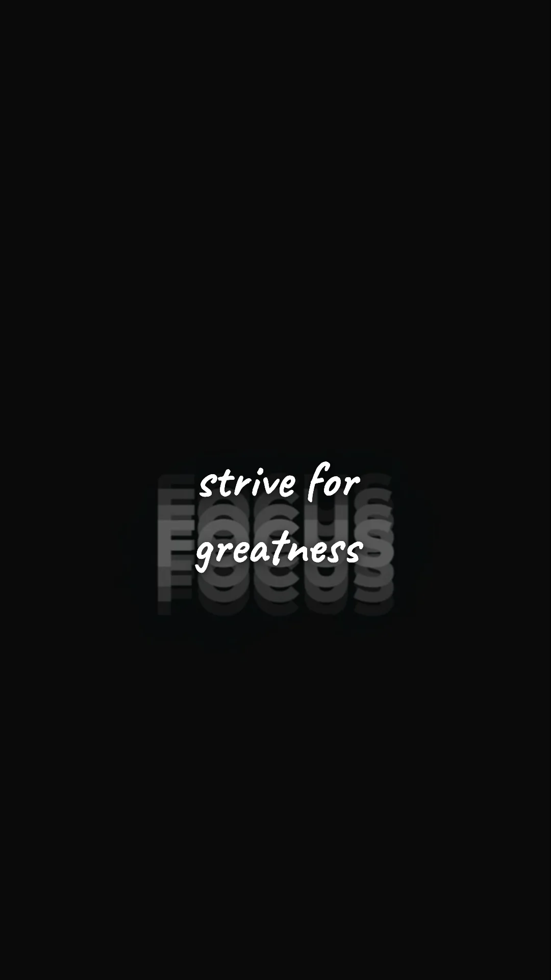 Strive for greatness. — career motivation wallpaper