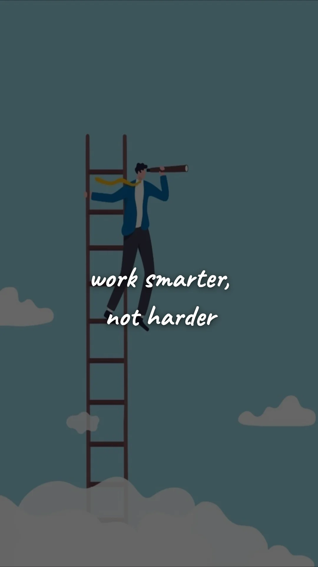 Work smarter, not harder. — career motivation wallpaper