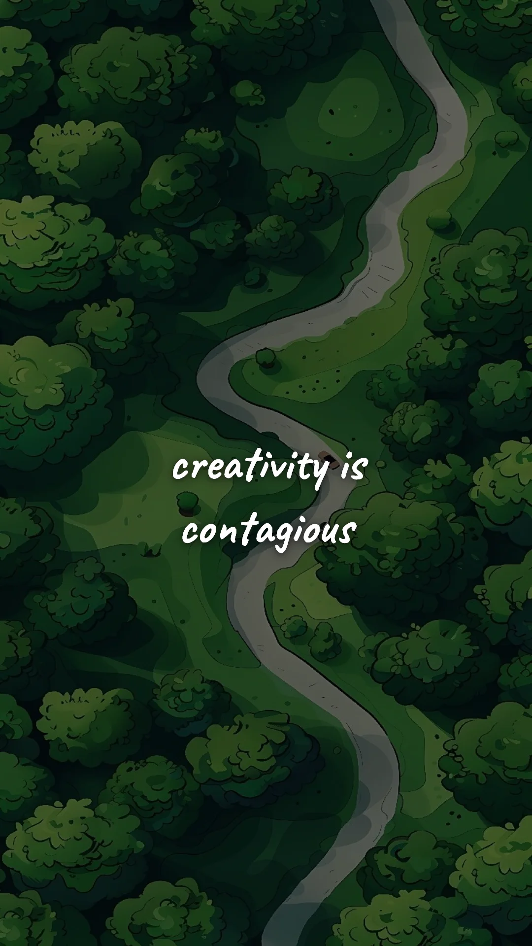 Creativity is contagious. — creative motivation wallpaper