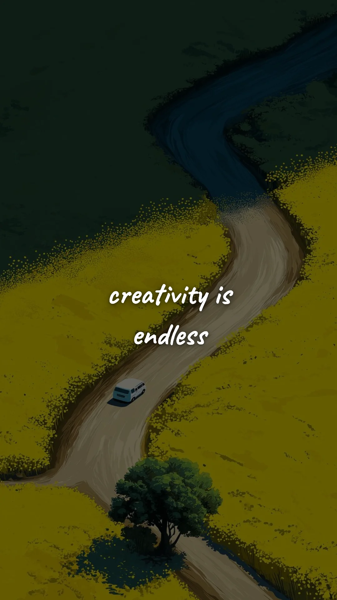 Creativity is endless. — creative motivation wallpaper