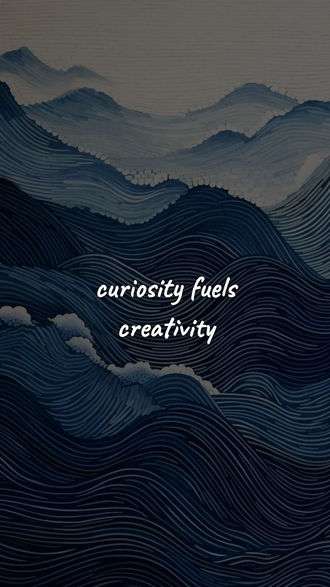 Curiosity fuels creativity. — creative motivation wallpaper
