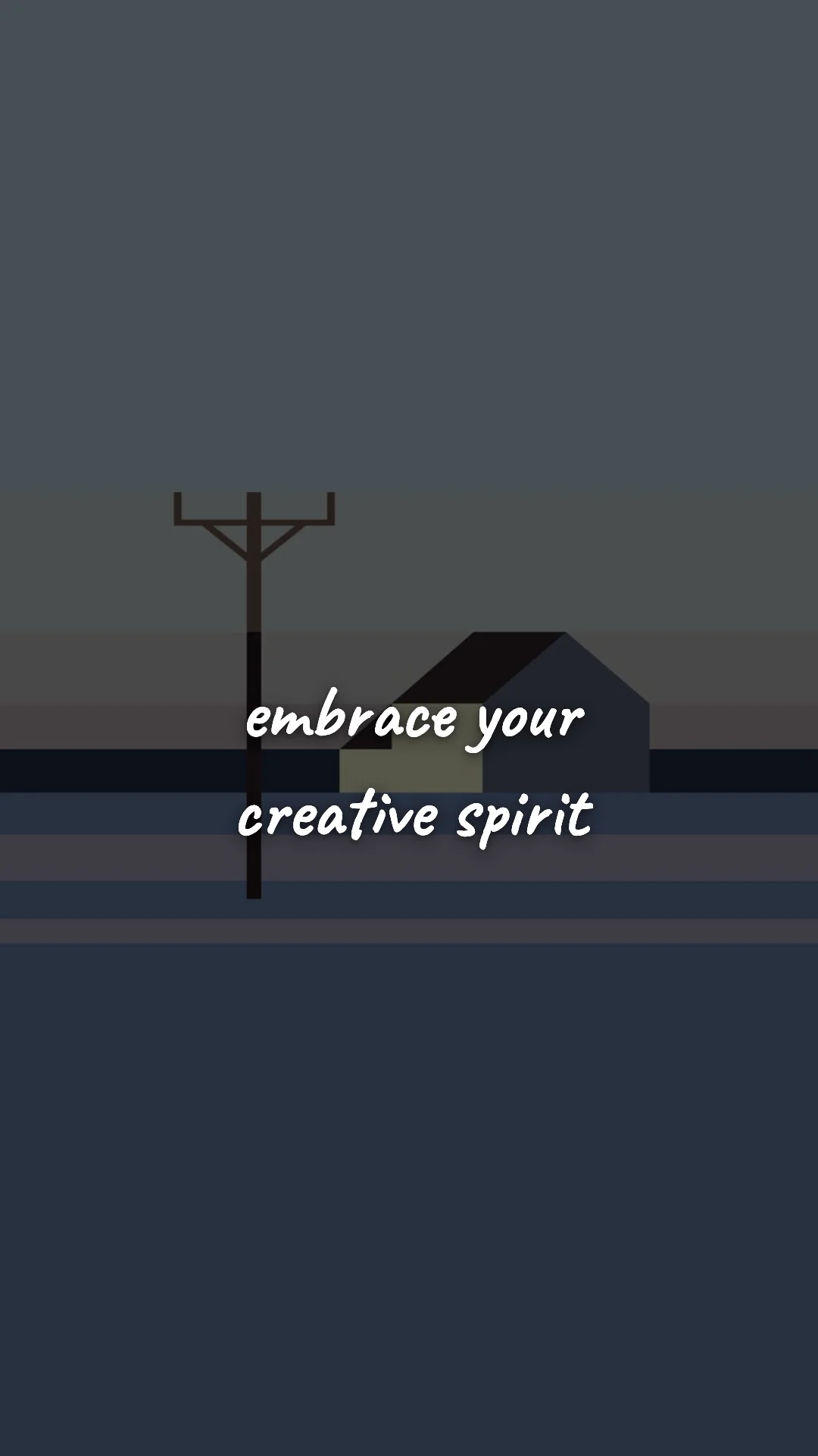 Embrace your creative spirit. — creative motivation wallpaper