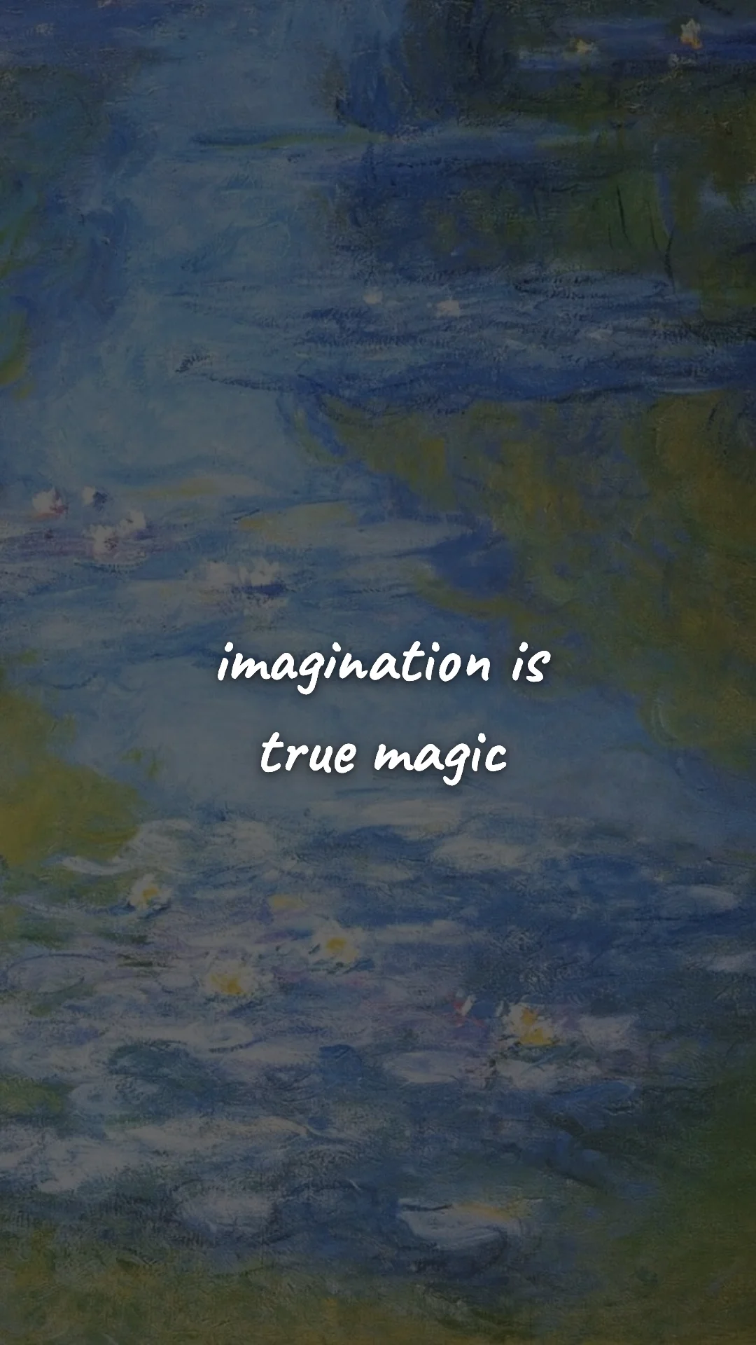 Imagination is true magic. — creative motivation wallpaper