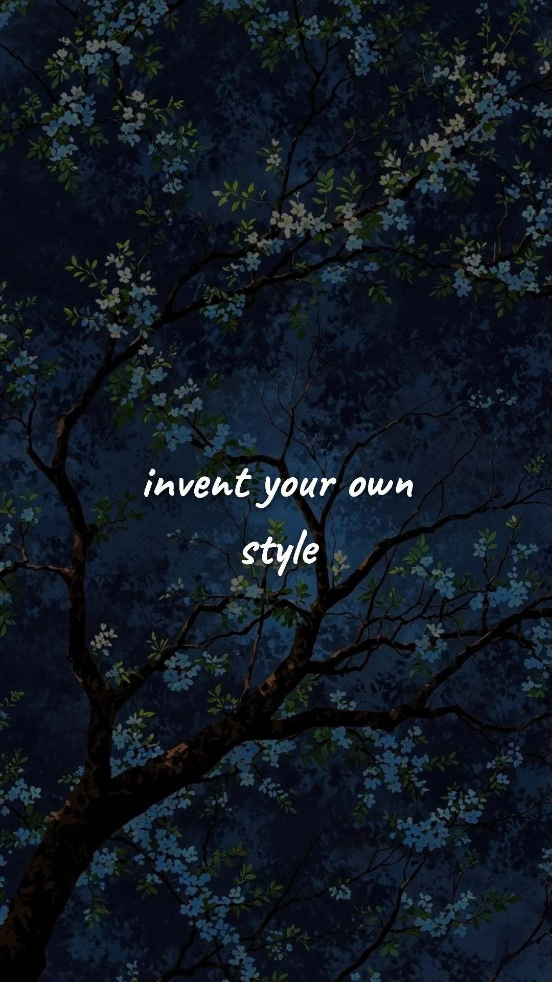 Invent your own style. — creative motivation wallpaper