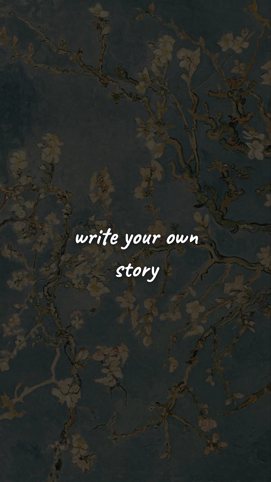 Write your own story. — creative motivation wallpaper