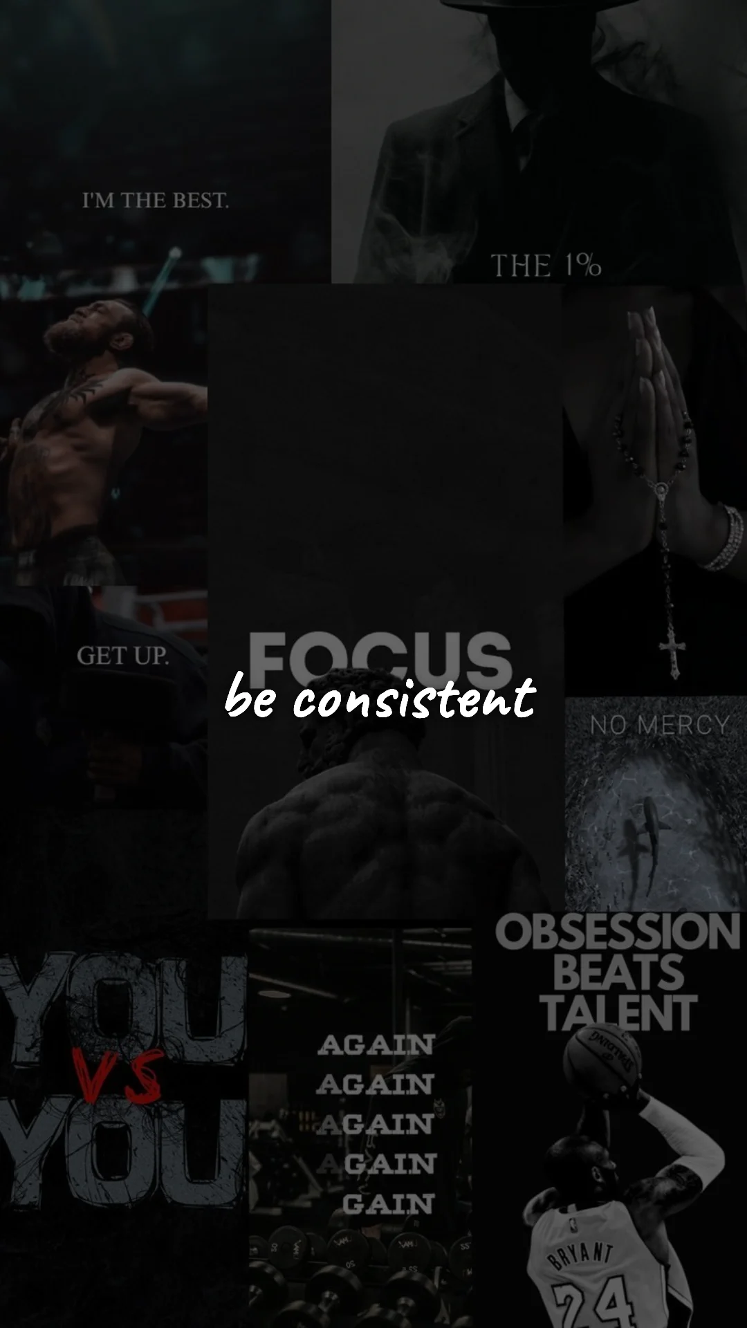Be consistent. — discipline & mental toughness wallpaper