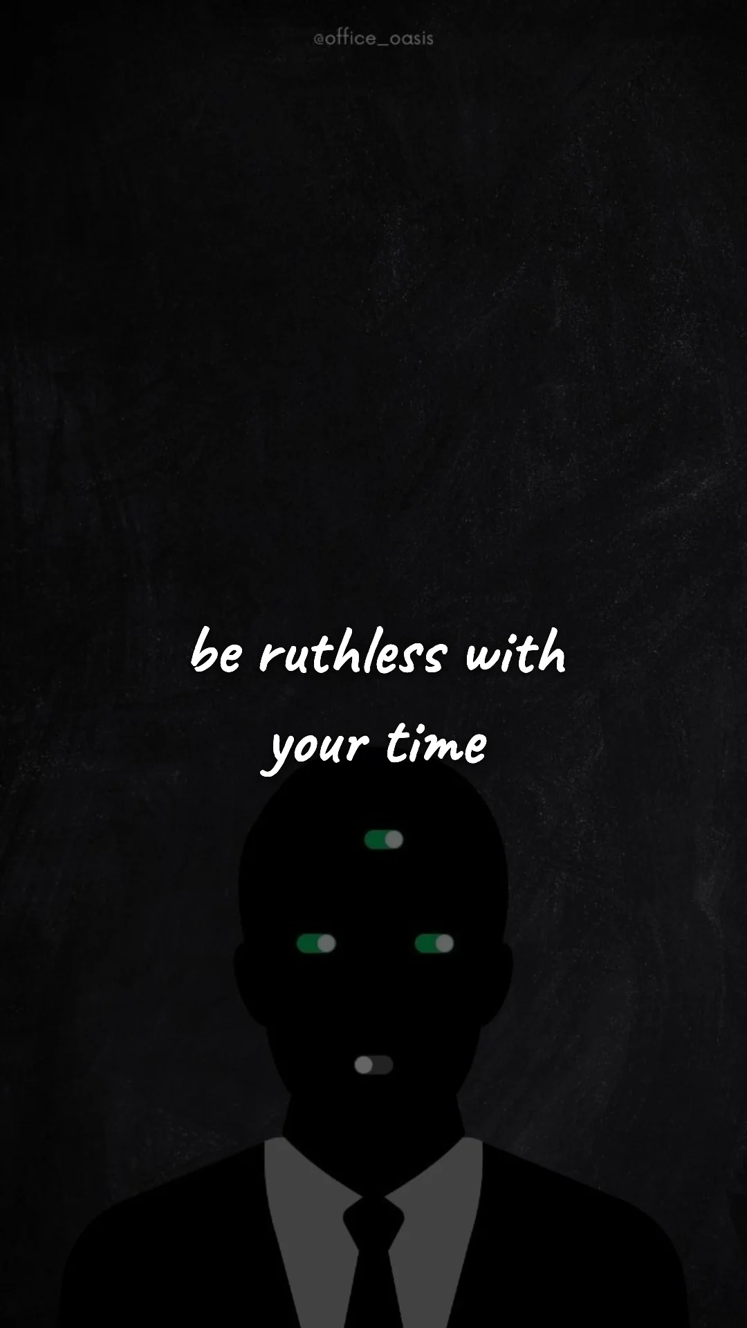 Be ruthless with your time. — discipline & mental toughness wallpaper