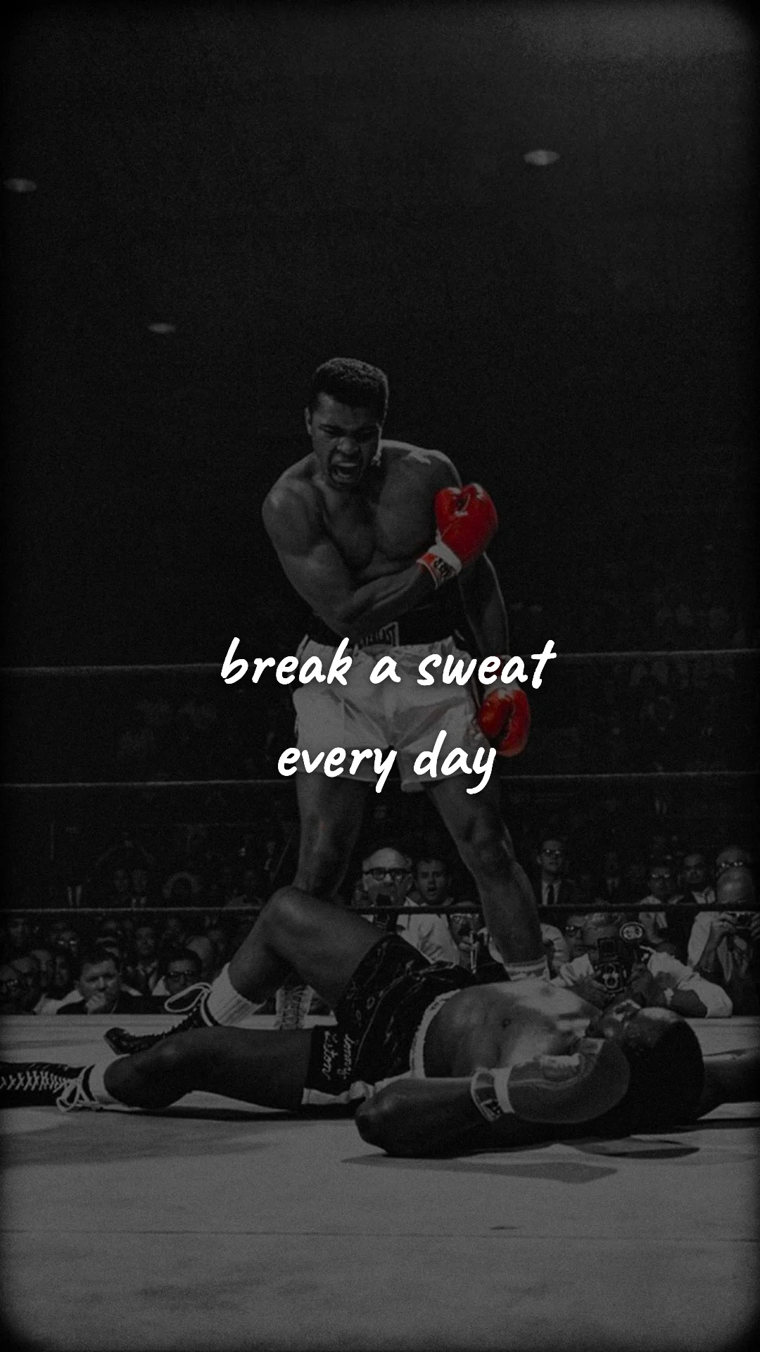 Break a sweat every day. — discipline & mental toughness wallpaper