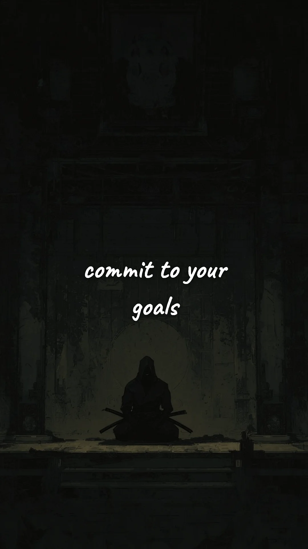 Commit to your goals. — discipline & mental toughness wallpaper