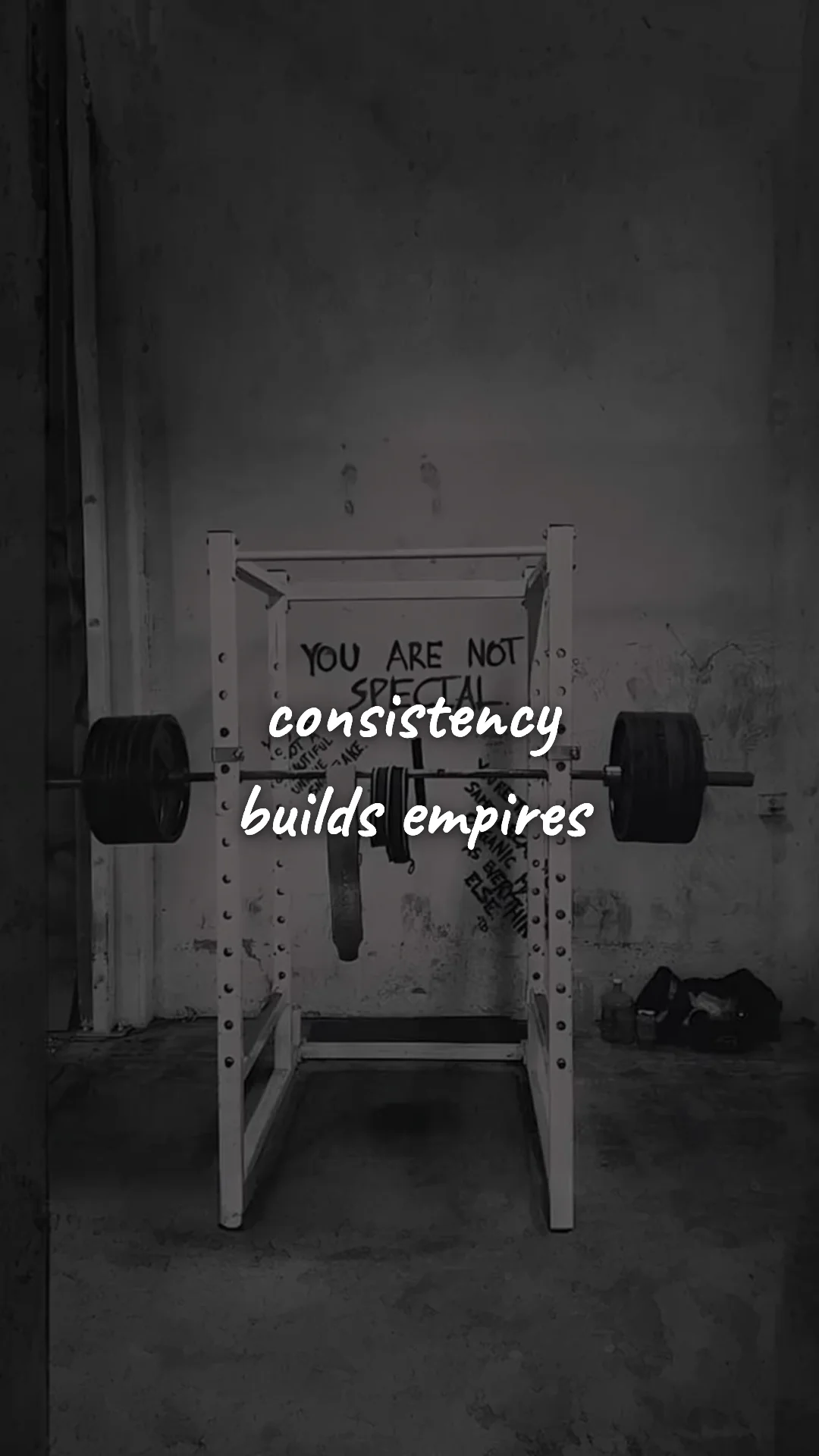 Consistency builds empires. — discipline & mental toughness wallpaper