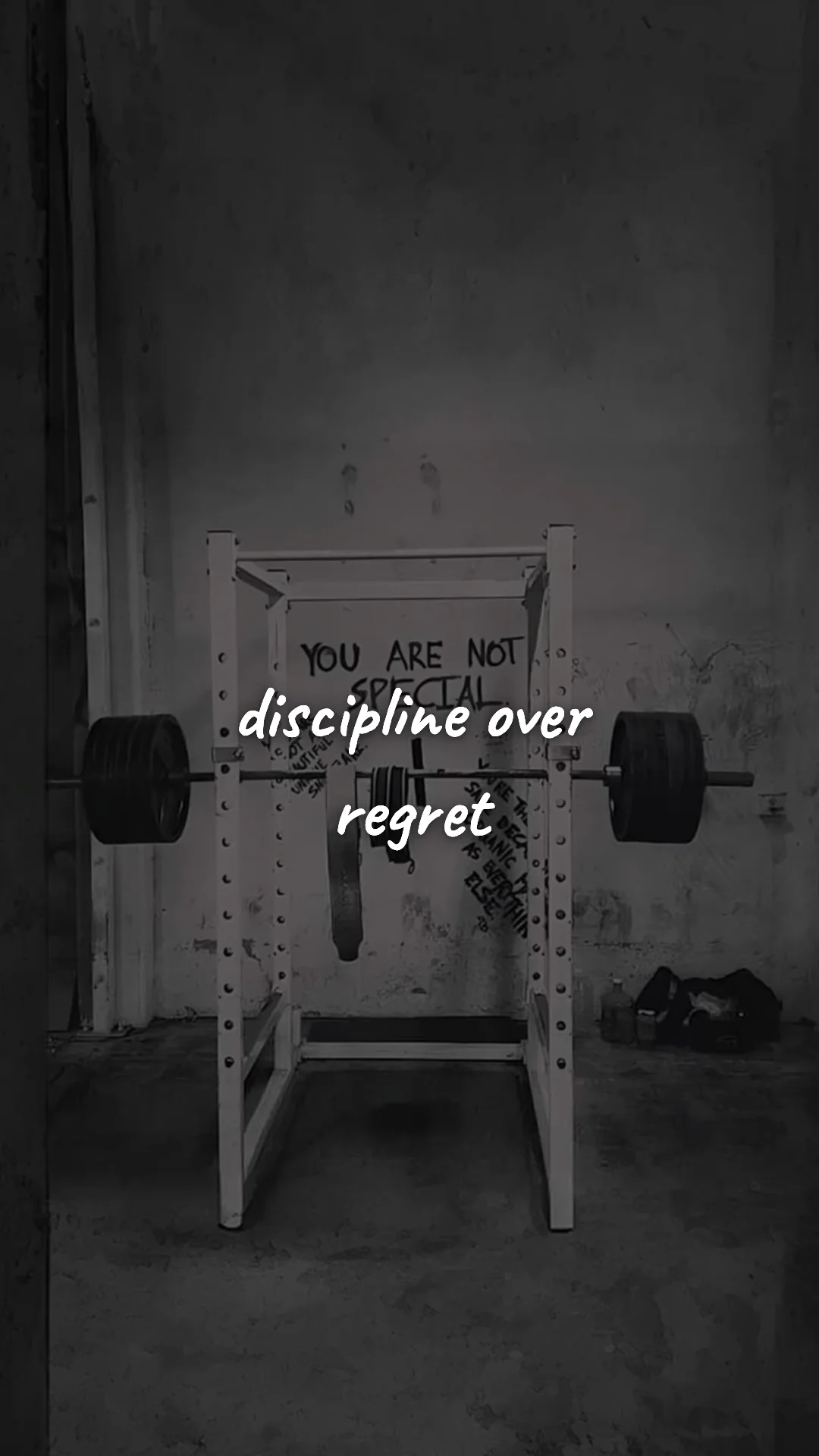 Discipline over regret. — discipline & mental toughness wallpaper