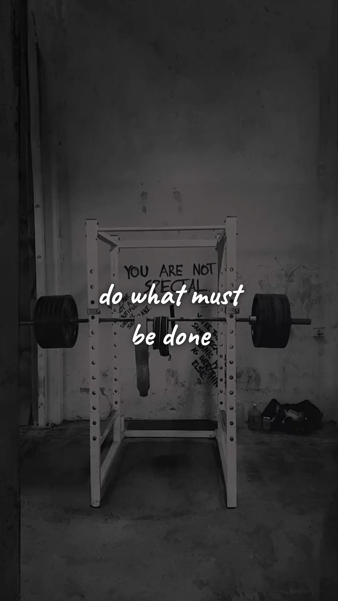 Do what must be done. — discipline & mental toughness wallpaper