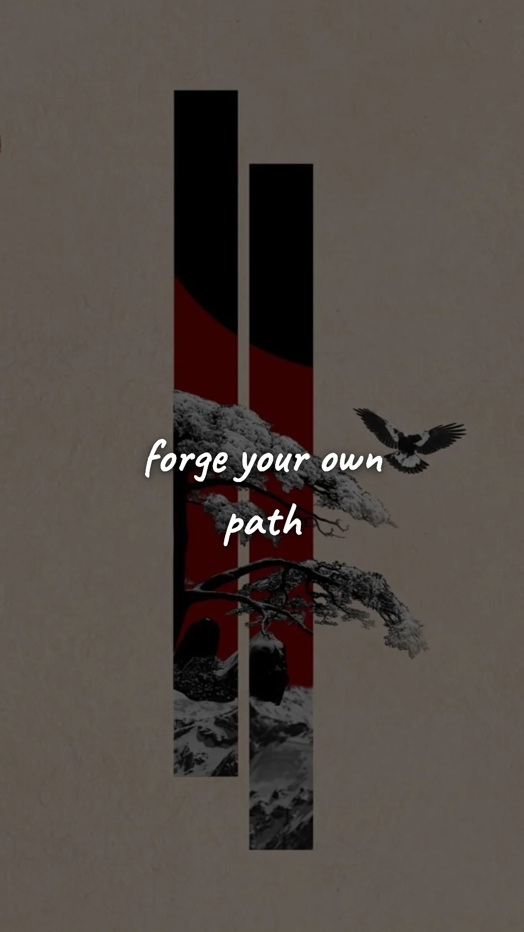 Forge your own path. — discipline & mental toughness wallpaper