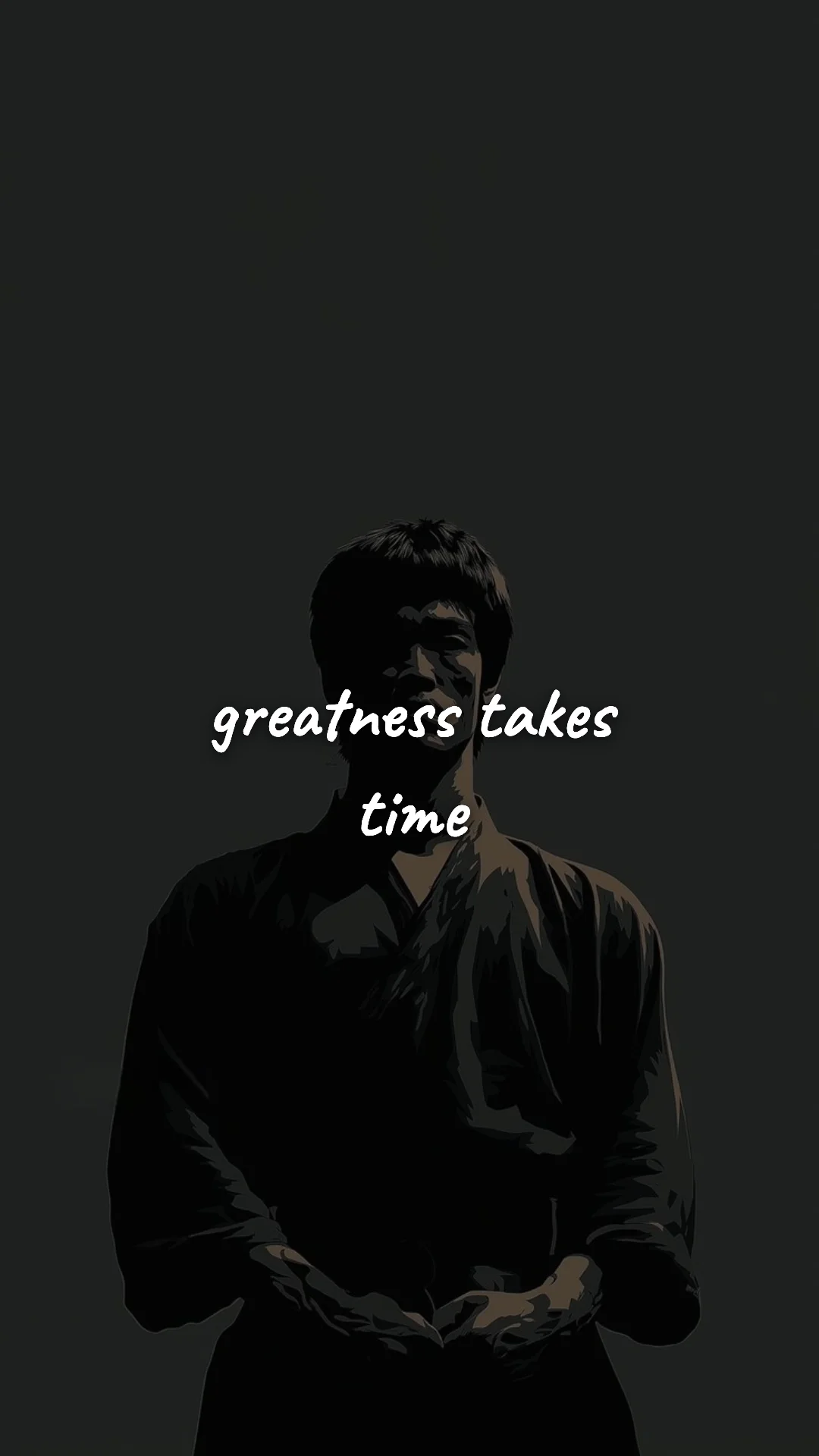 Greatness takes time. — discipline & mental toughness wallpaper
