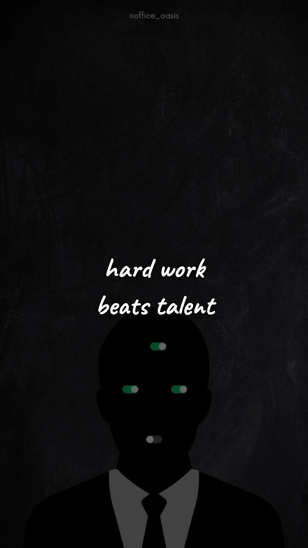 Hard work beats talent. — discipline & mental toughness wallpaper