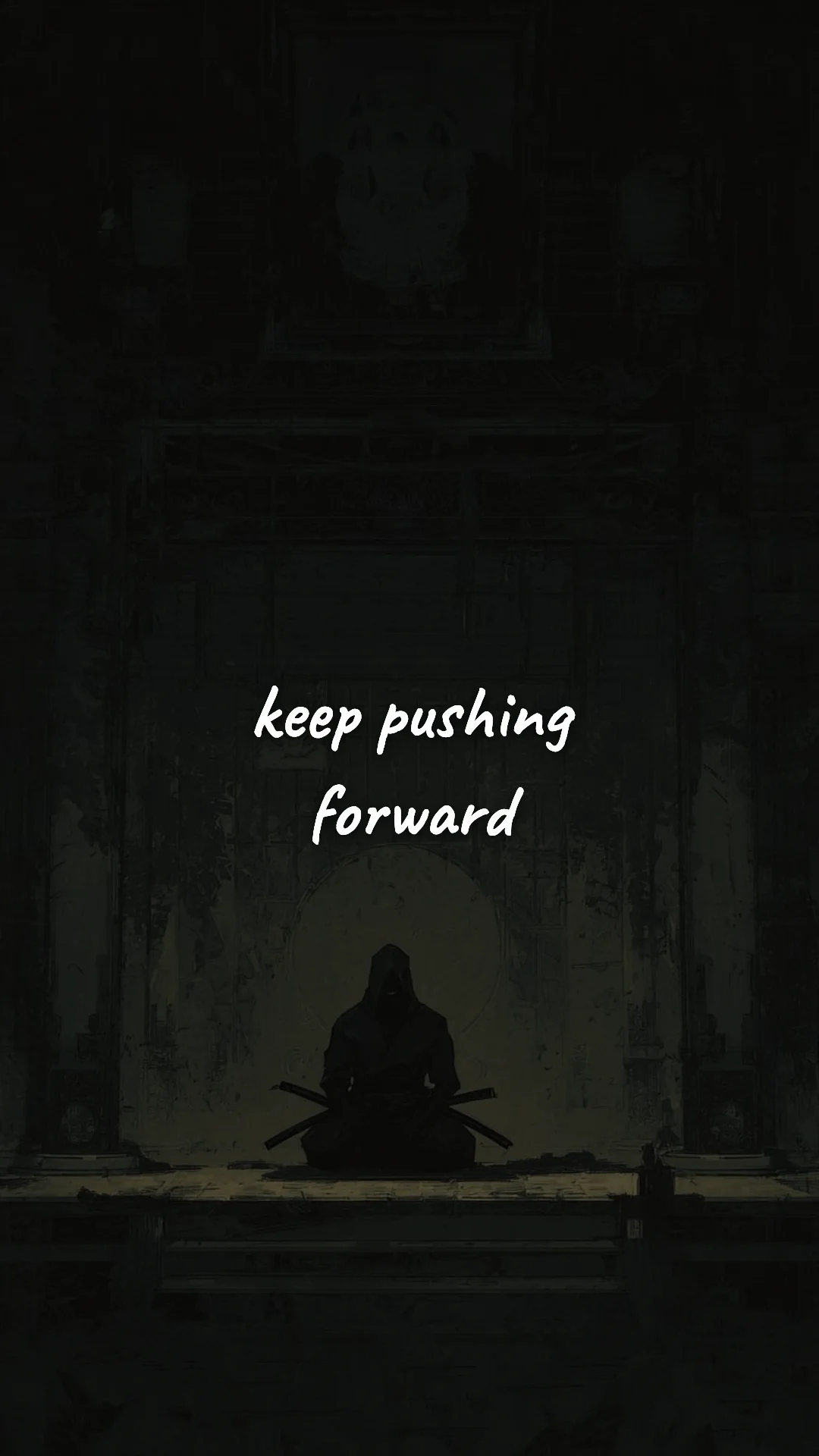 Keep pushing forward. — discipline & mental toughness wallpaper