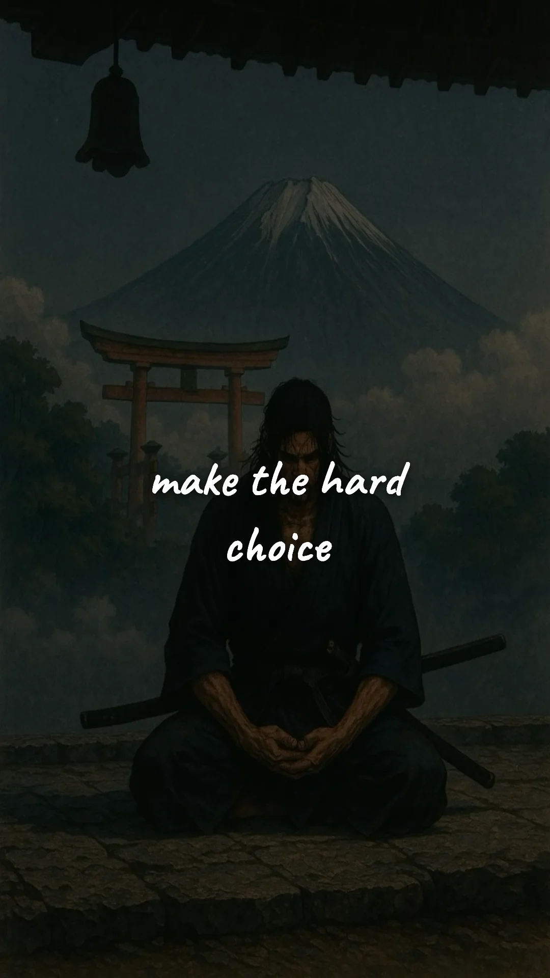 Make the hard choice. — discipline & mental toughness wallpaper