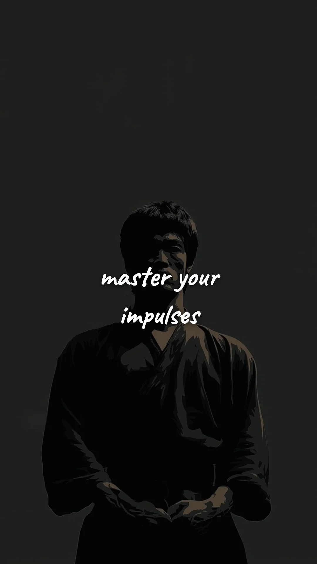 Master your impulses. — discipline & mental toughness wallpaper
