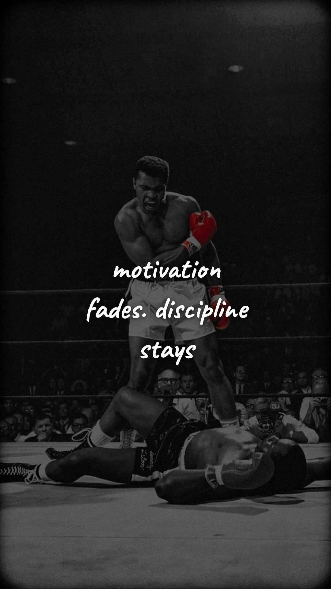 Motivation fades. Discipline stays. — discipline & mental toughness wallpaper