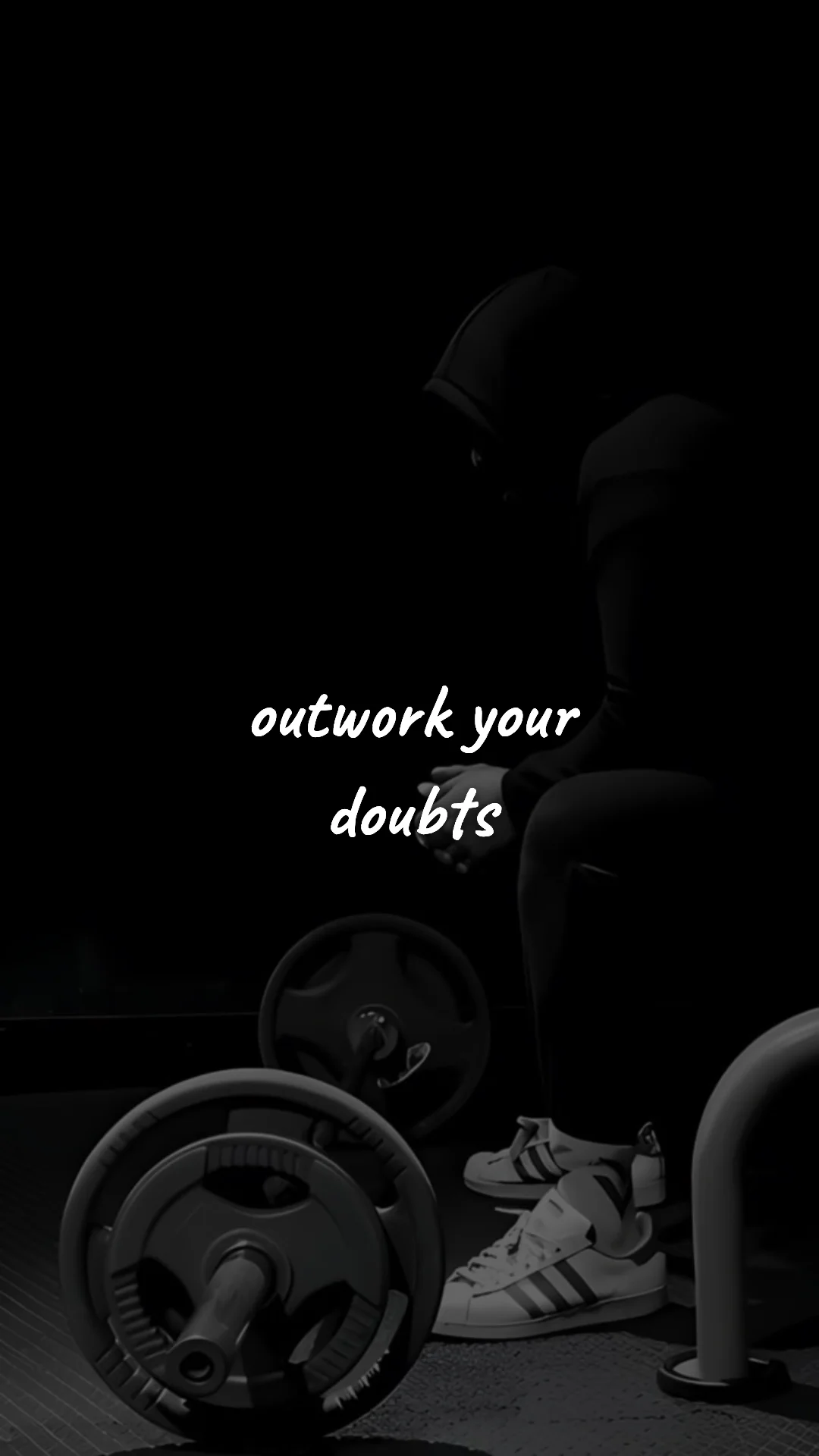 Outwork your doubts. — discipline & mental toughness wallpaper