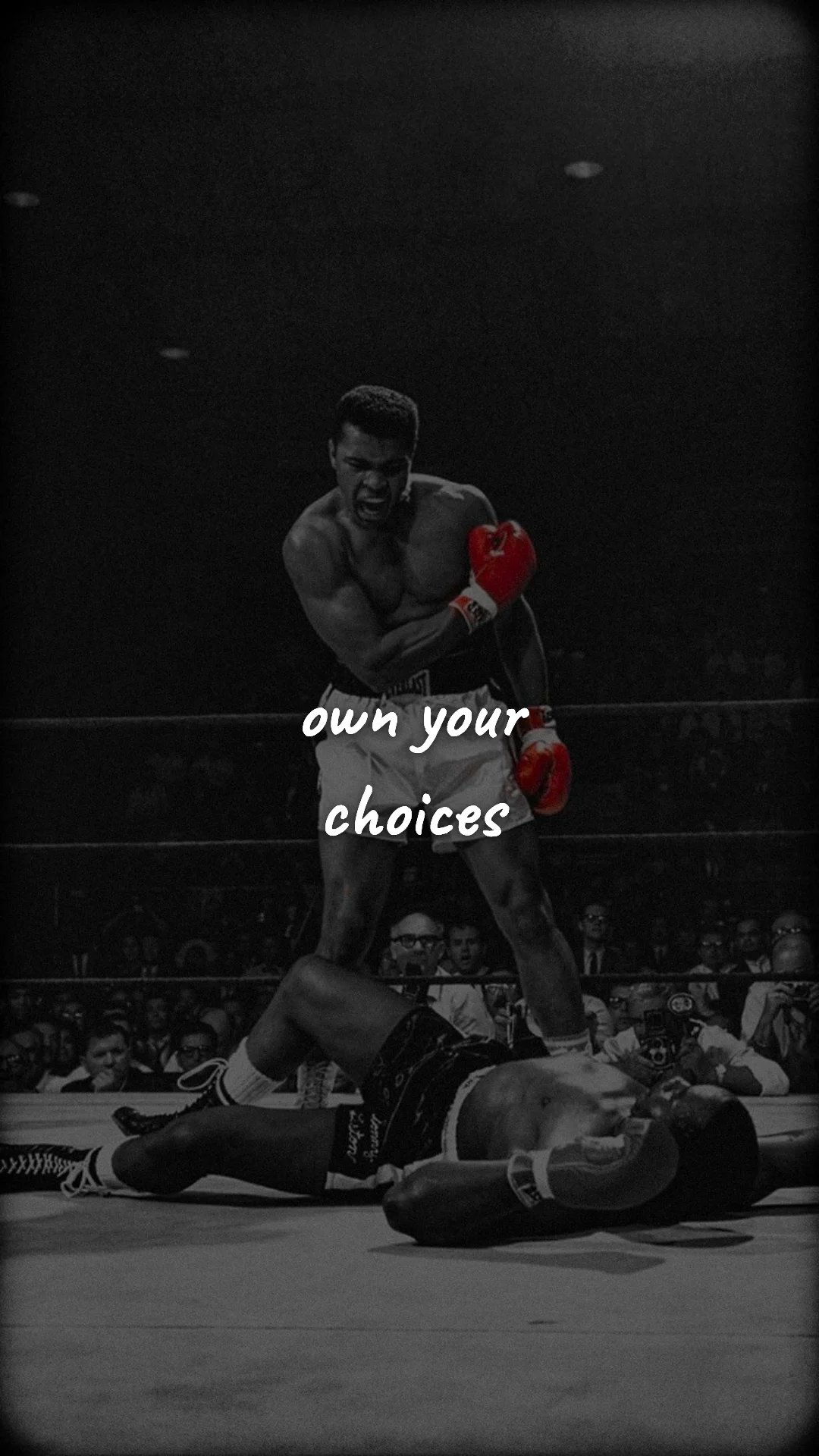 Own your choices. — discipline & mental toughness wallpaper