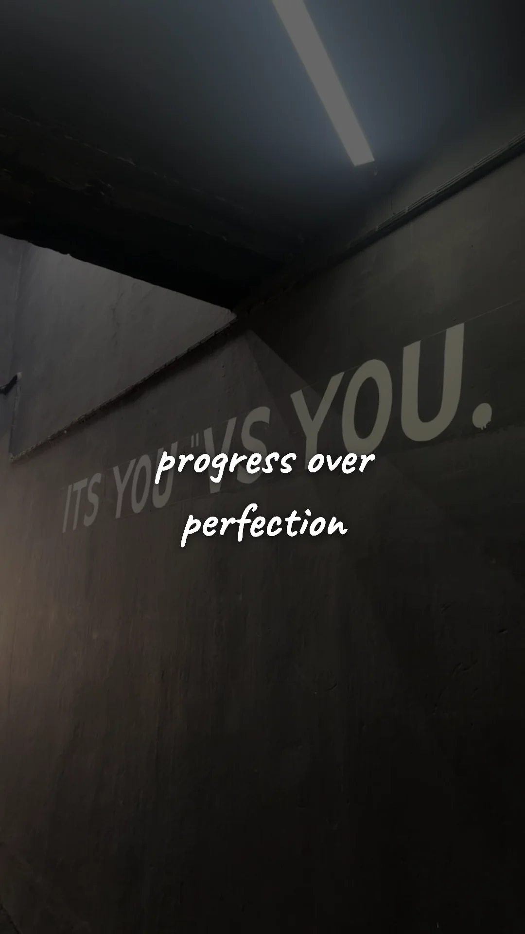Progress over perfection. — discipline & mental toughness wallpaper