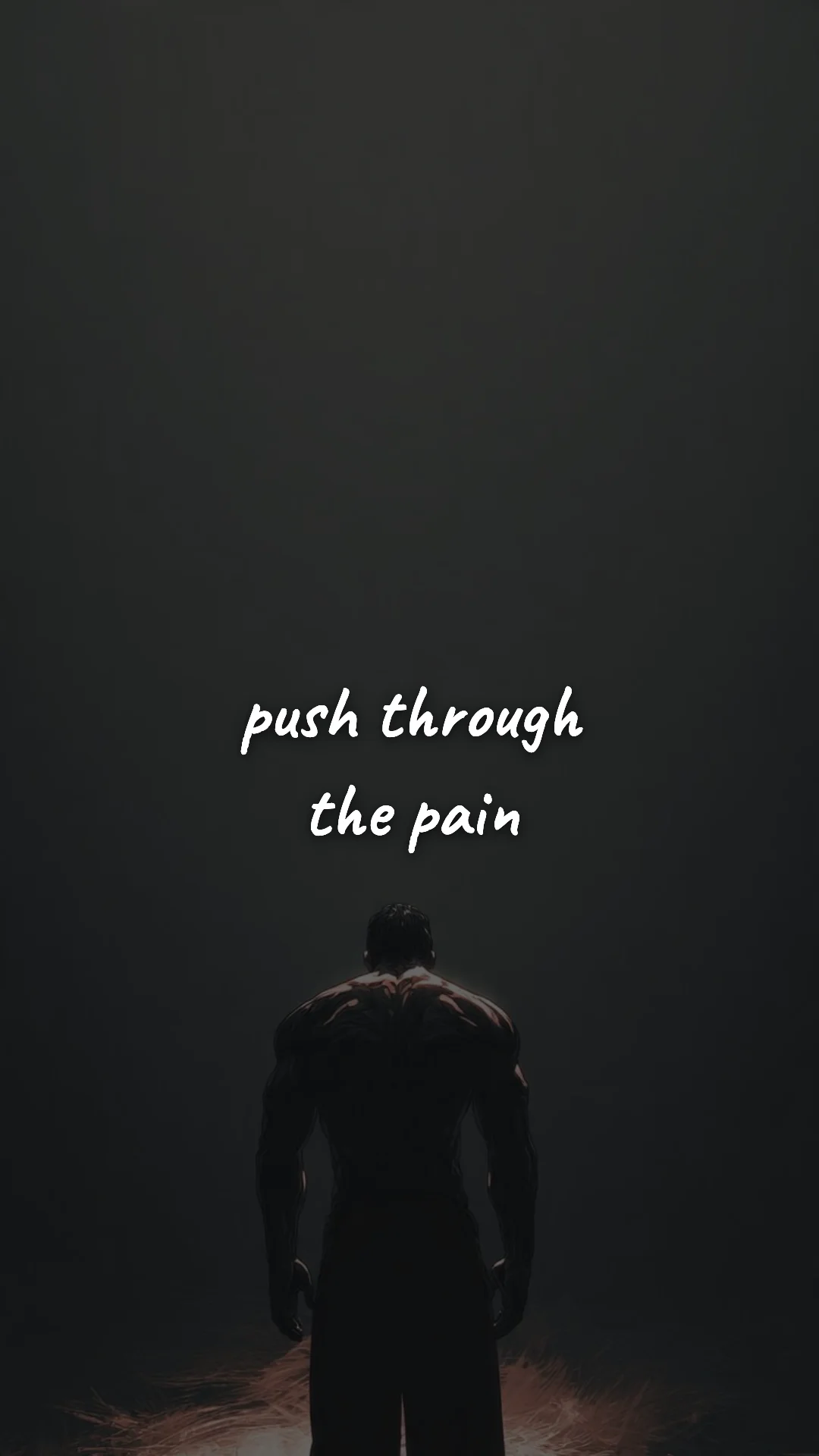 Push through the pain. — discipline & mental toughness wallpaper