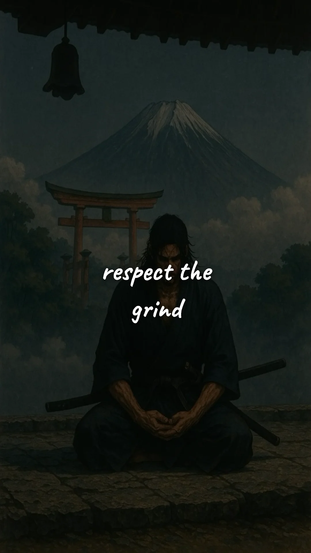 Respect the grind. — discipline & mental toughness wallpaper