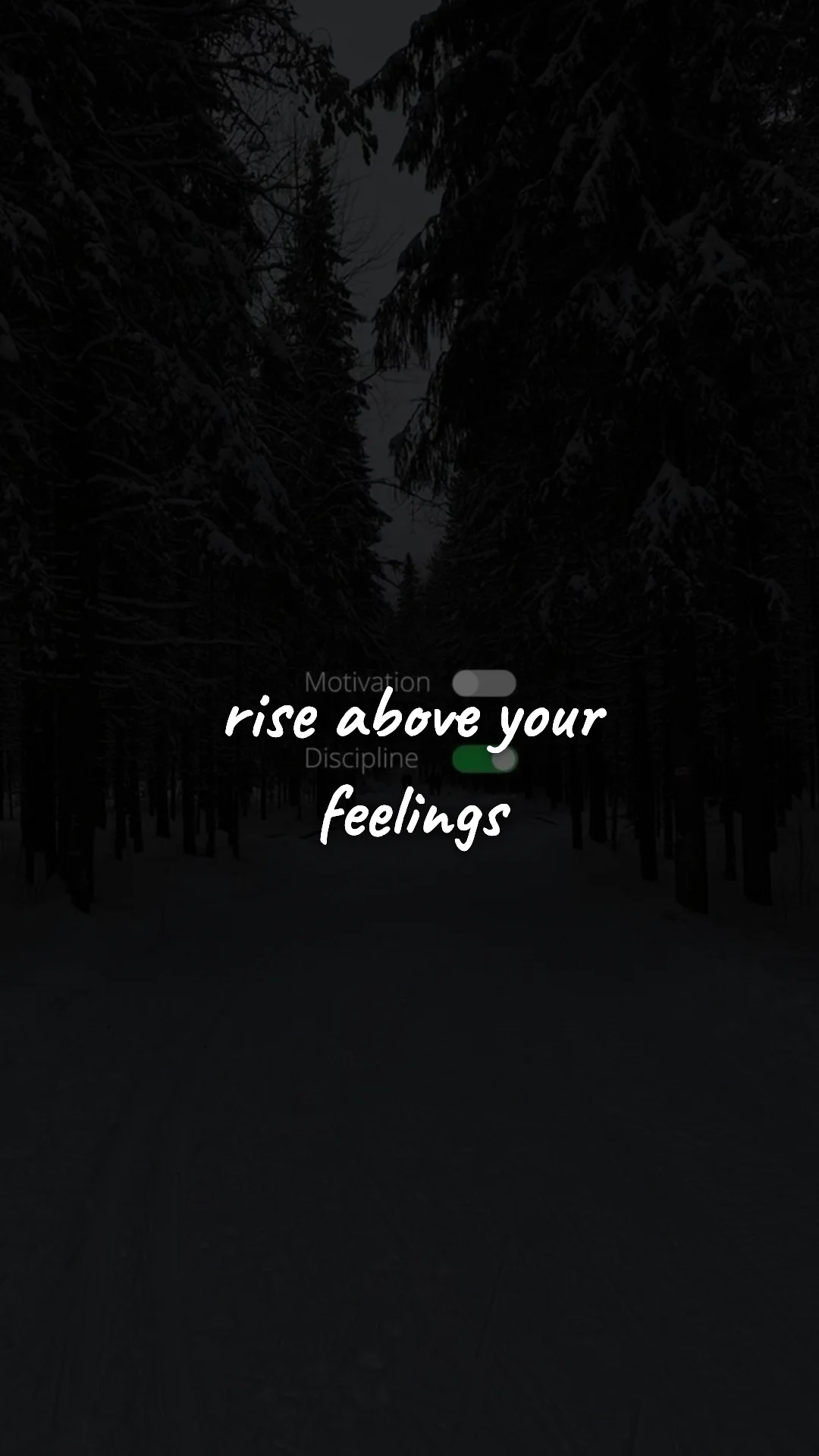 Rise above your feelings. — discipline & mental toughness wallpaper