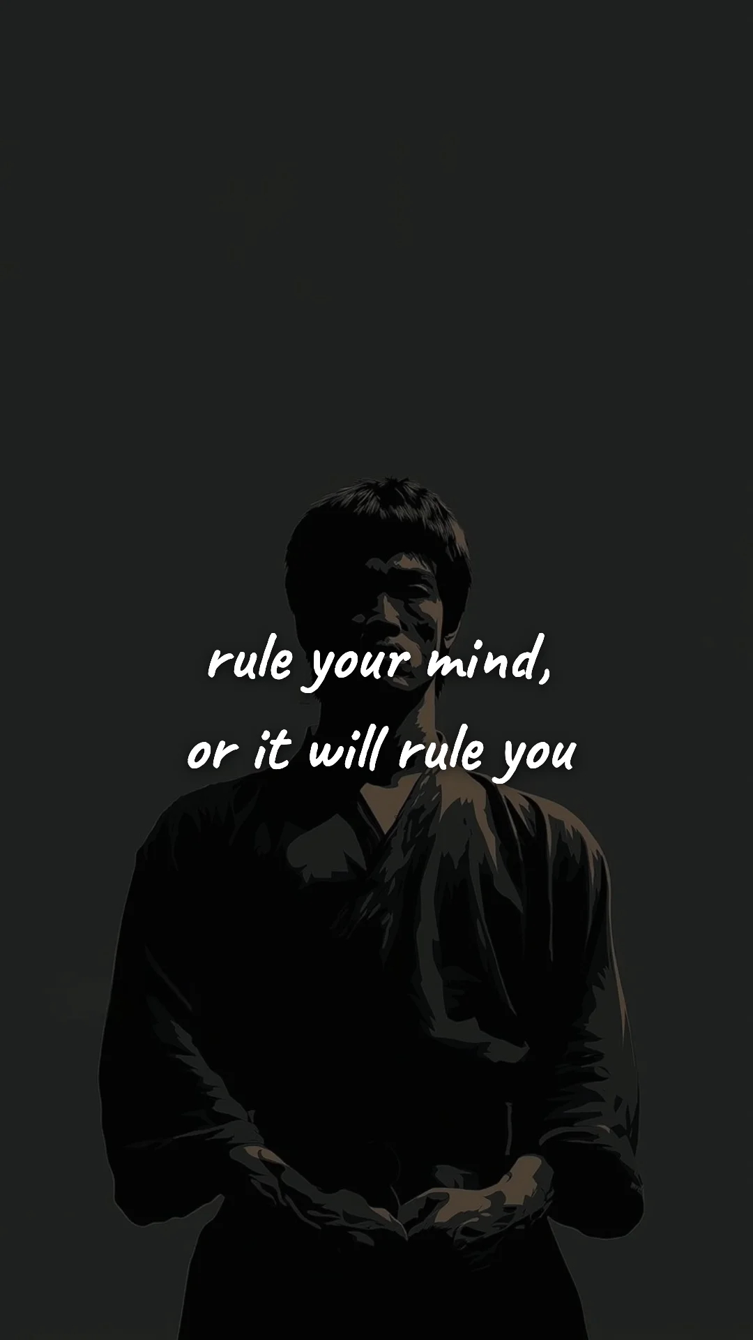 Rule your mind, or it will rule you. — discipline & mental toughness wallpaper