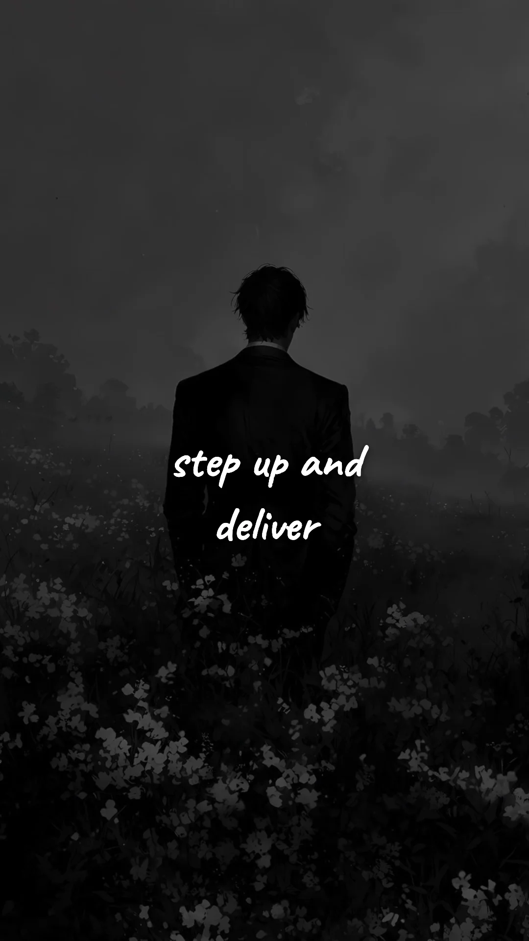 Step up and deliver. — discipline & mental toughness wallpaper