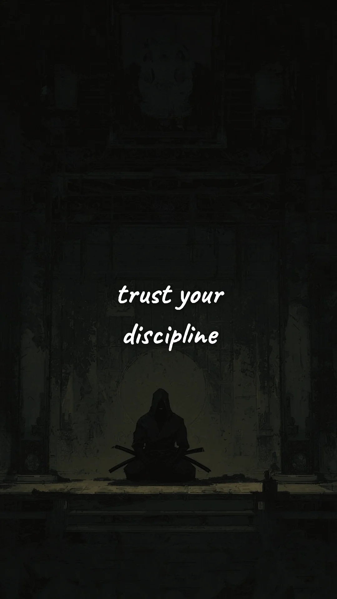 Trust your discipline. — discipline & mental toughness wallpaper