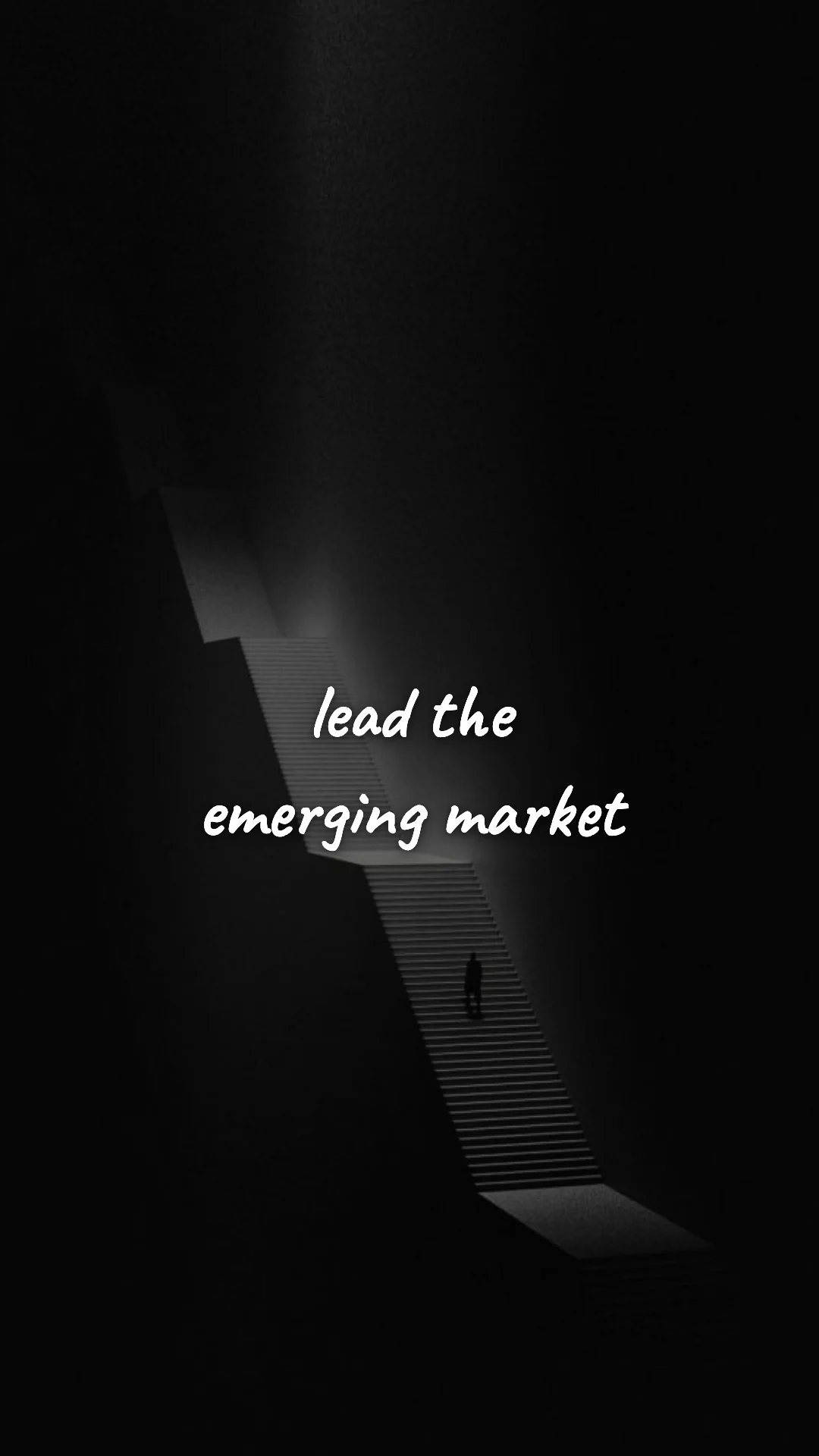 Lead the emerging market. — entrepreneur motivation wallpaper