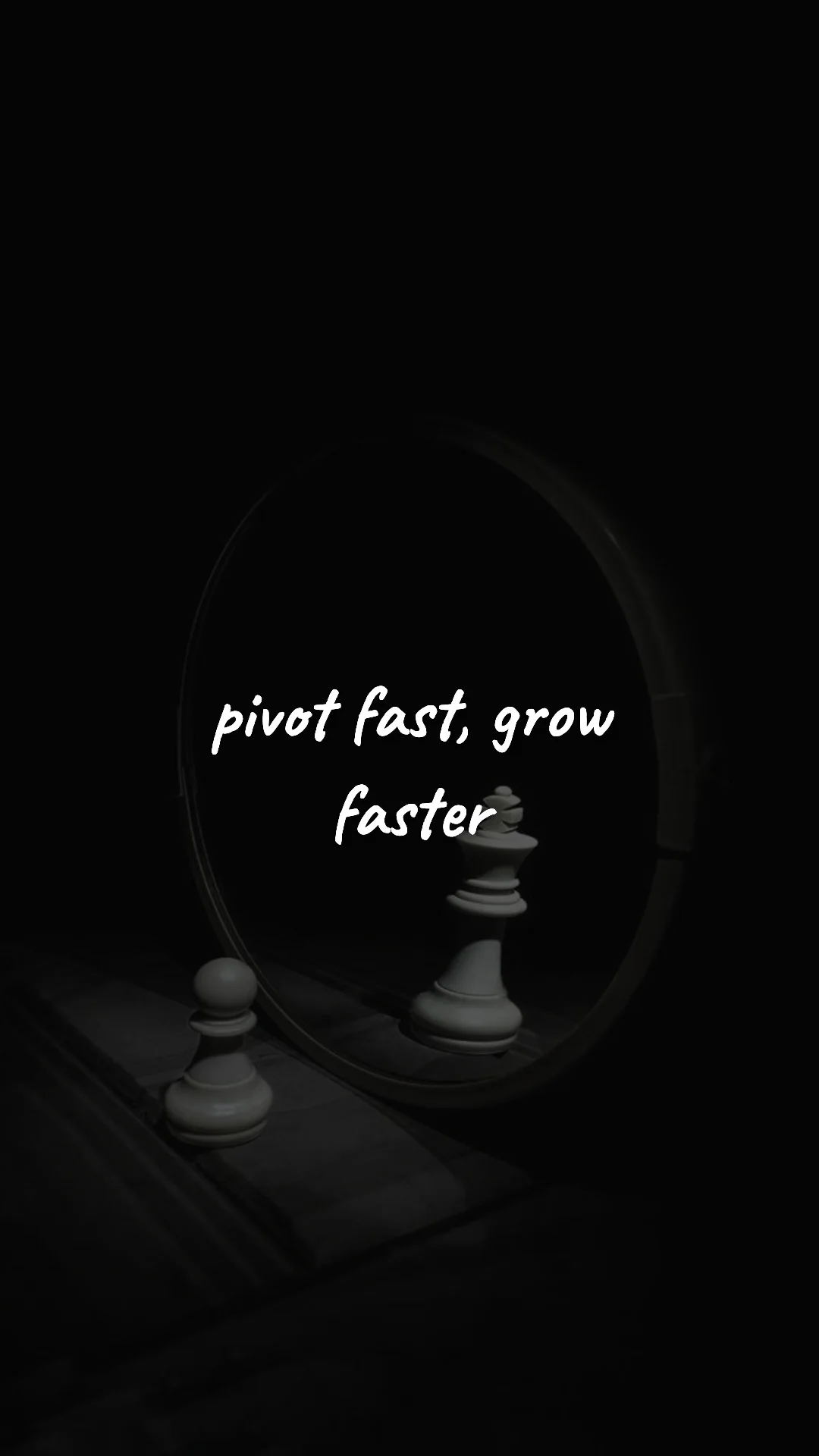 Pivot fast, grow faster. — entrepreneur motivation wallpaper