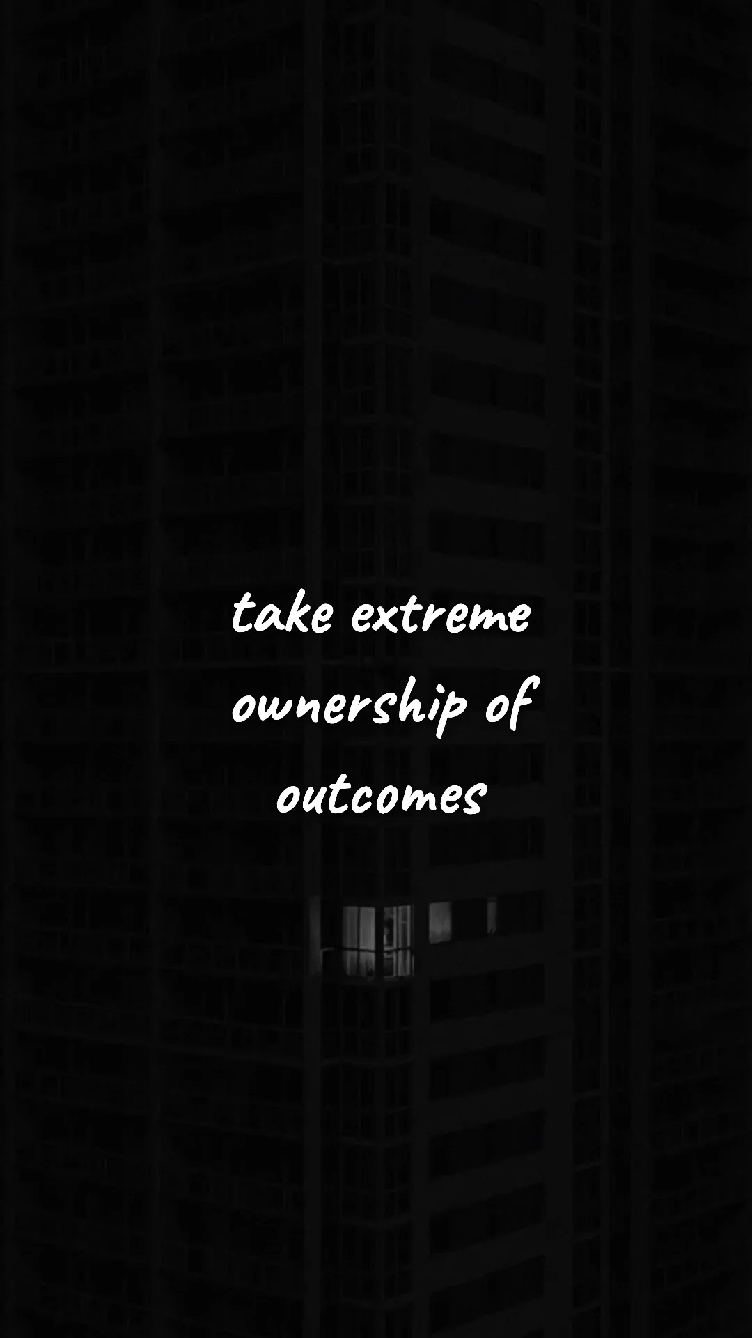 Take extreme ownership of outcomes. — entrepreneur motivation wallpaper