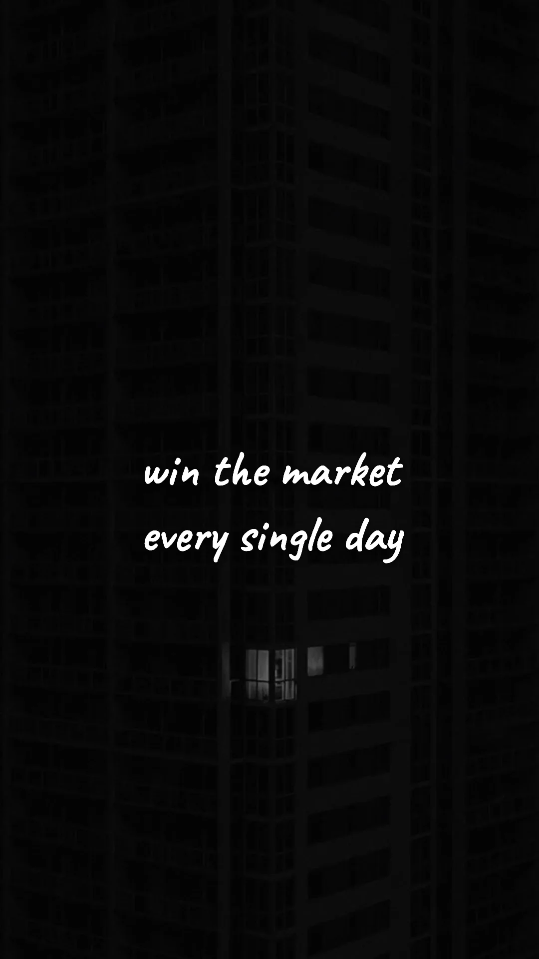 Win the market every single day. — entrepreneur motivation wallpaper