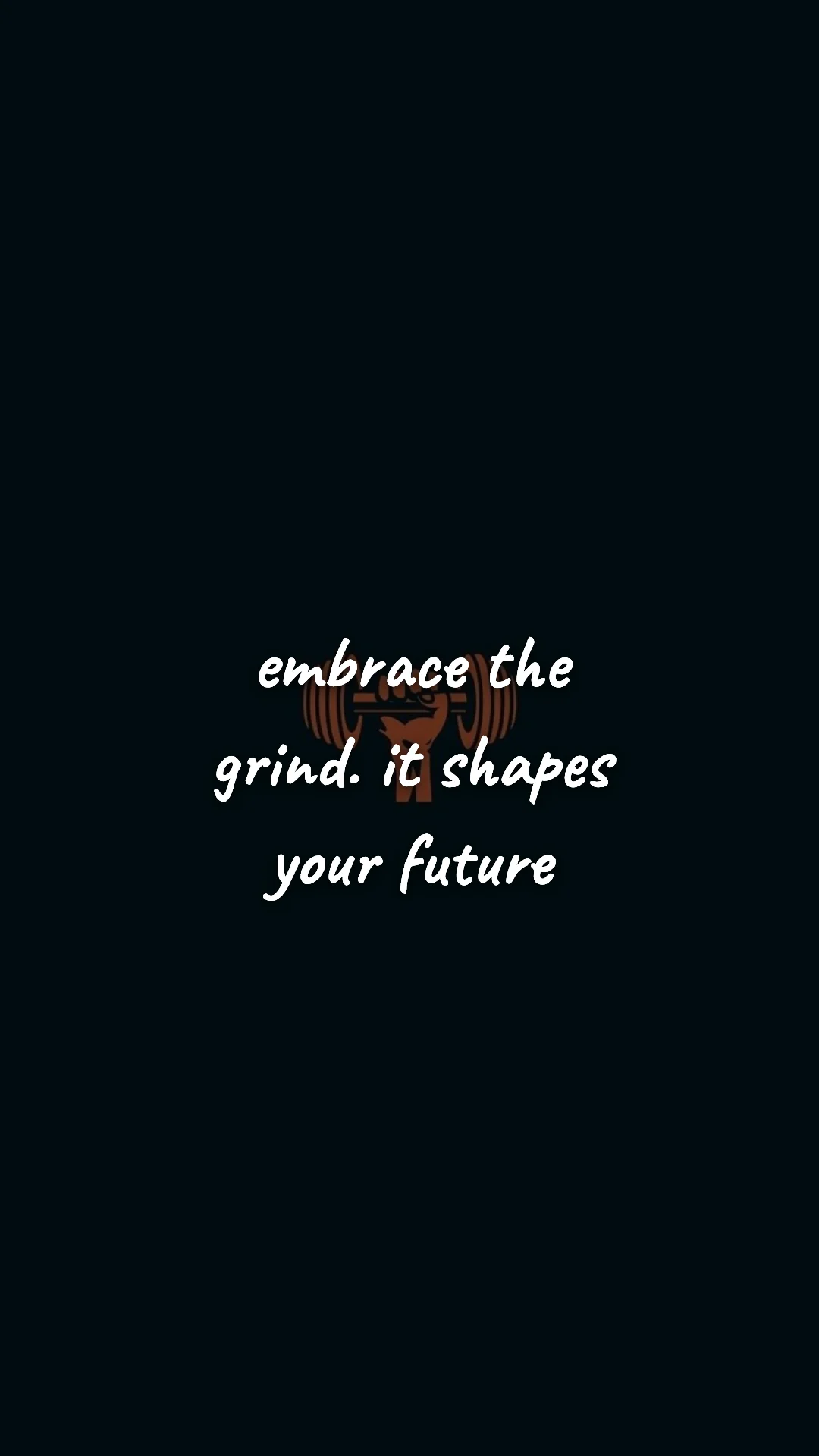 Embrace the grind. It shapes your future. — gym & fitness motivation wallpaper