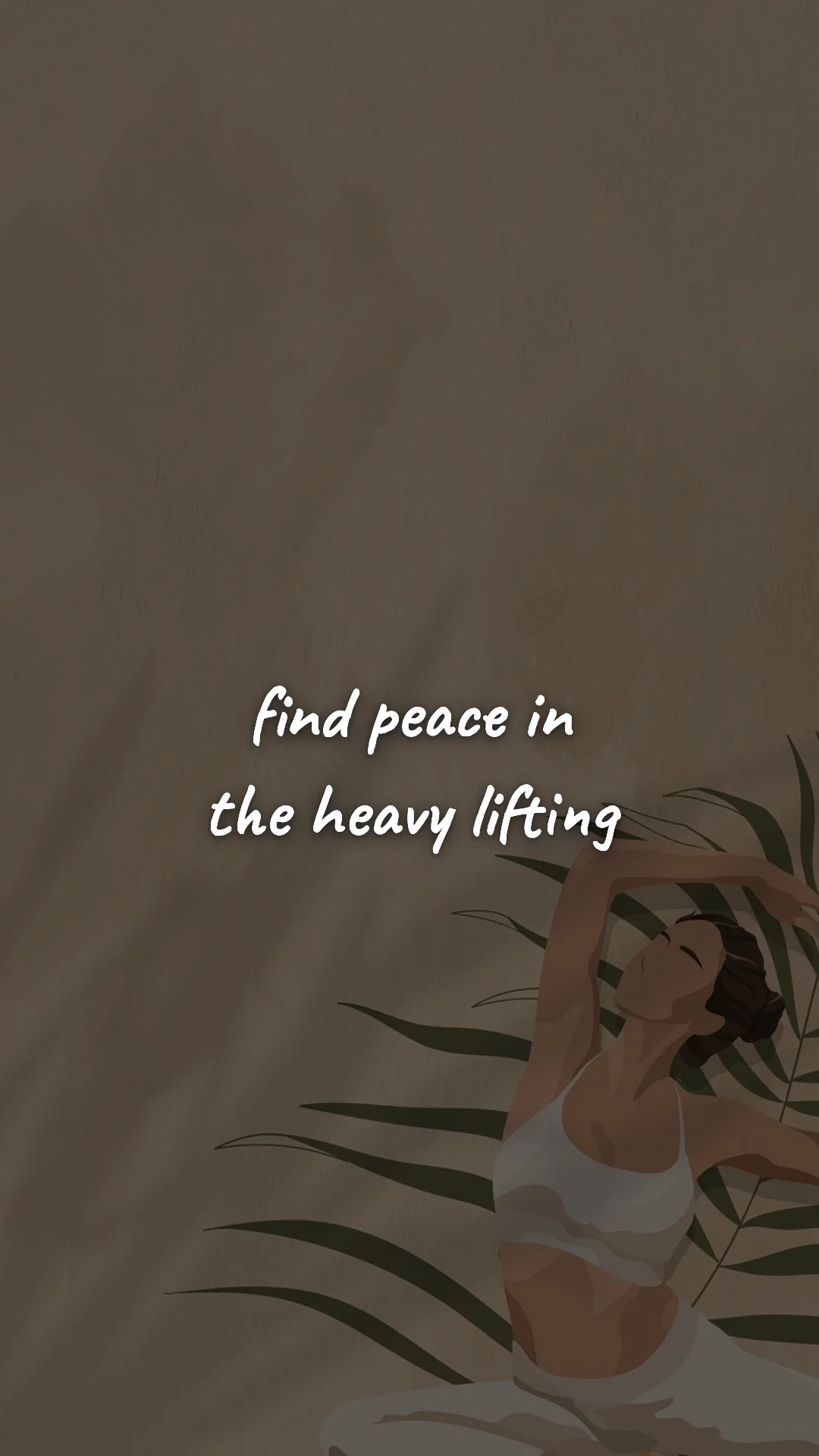 Find peace in the heavy lifting. — gym & fitness motivation wallpaper