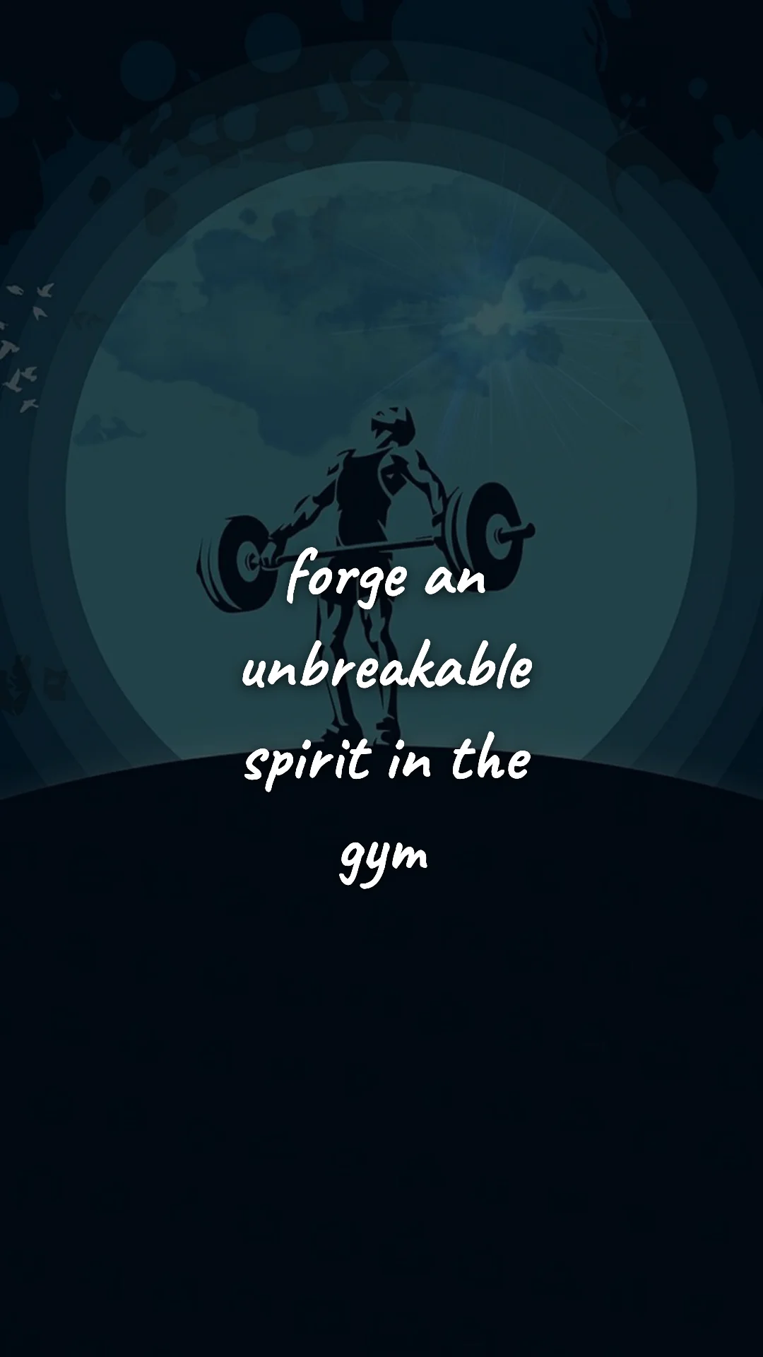 Forge an unbreakable spirit in the gym. — gym & fitness motivation wallpaper