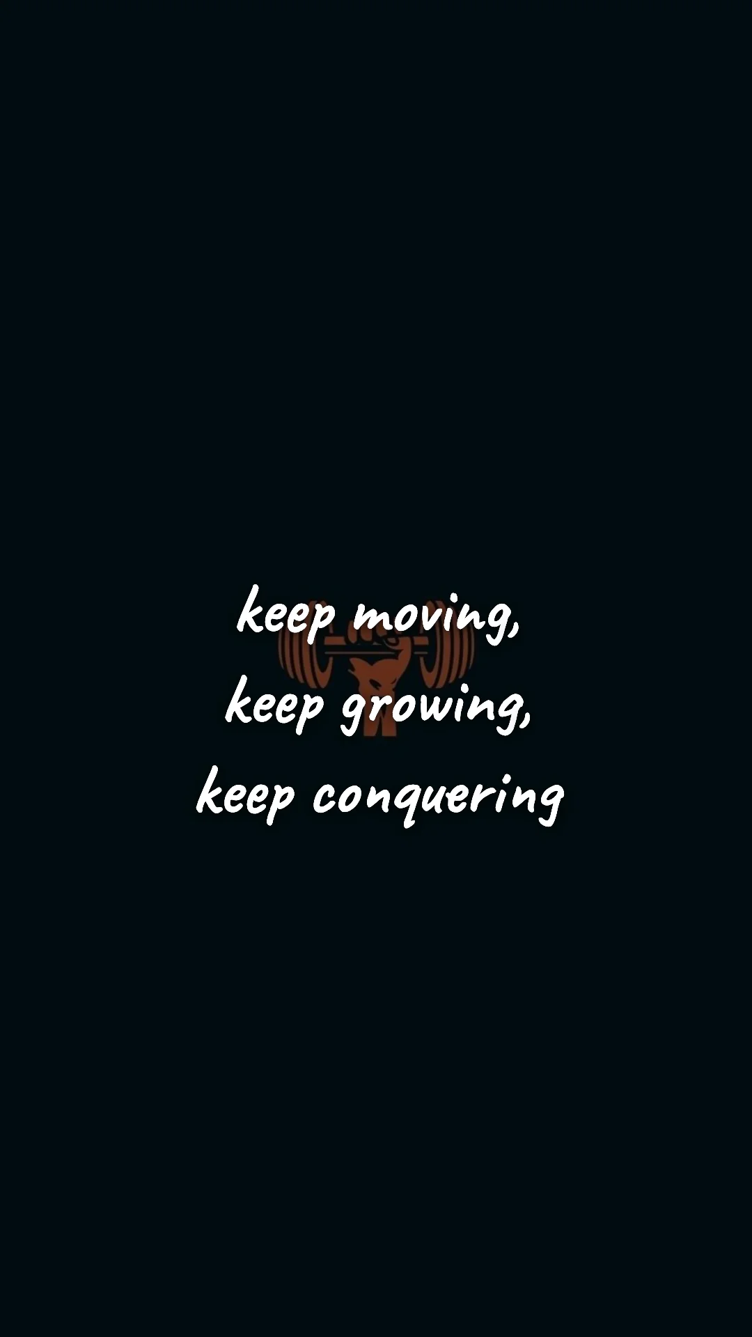 Keep moving, keep growing, keep conquering. — gym & fitness motivation wallpaper