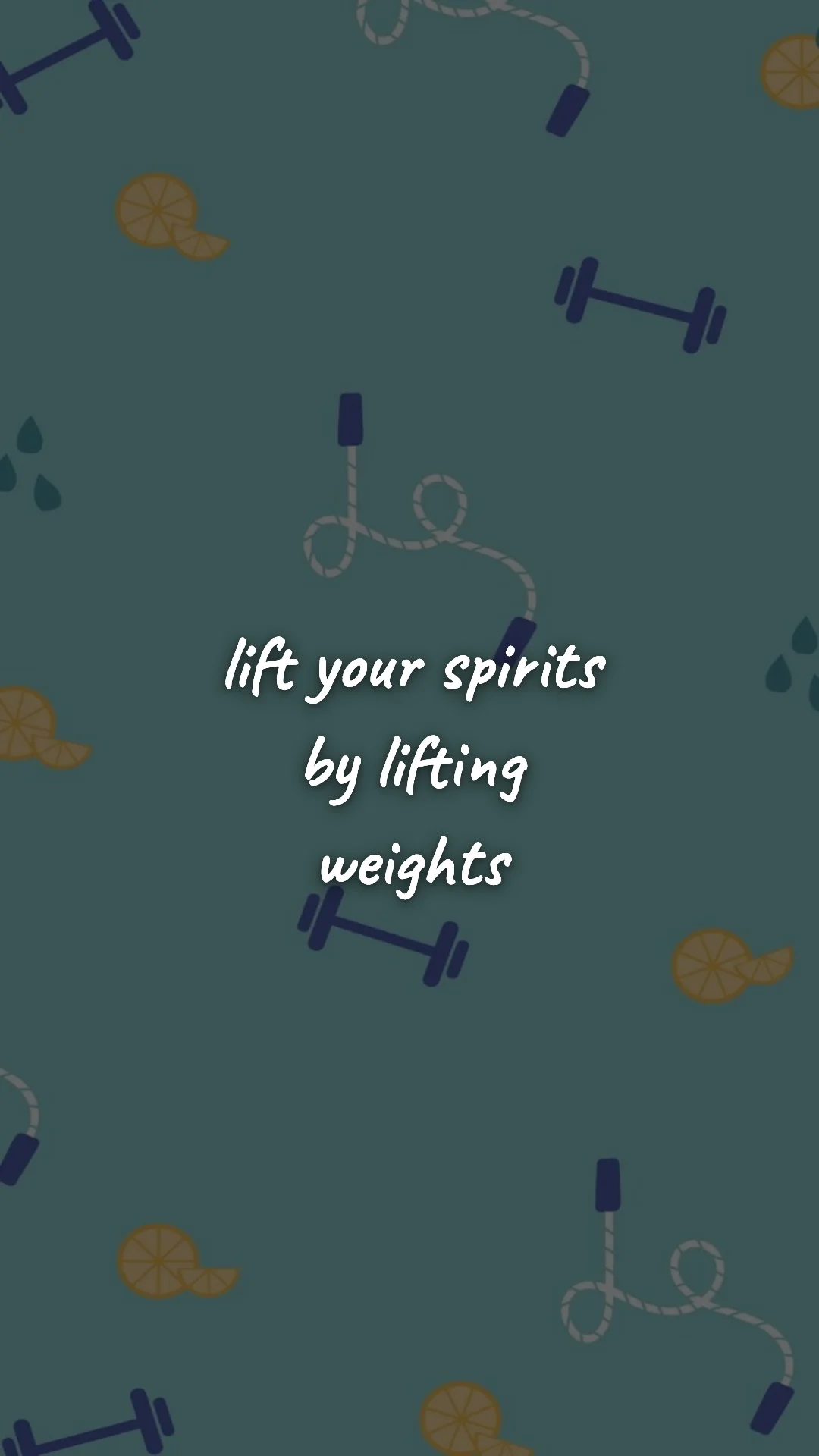 Lift your spirits by lifting weights. — gym & fitness motivation wallpaper