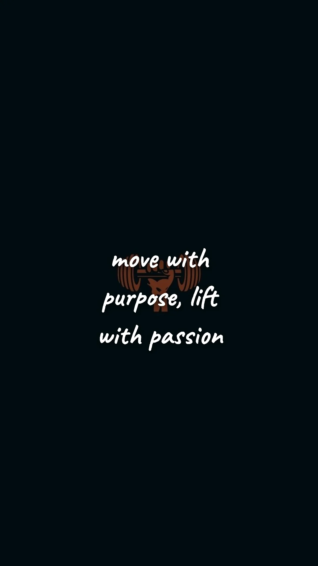 Move with purpose, lift with passion. — gym & fitness motivation wallpaper