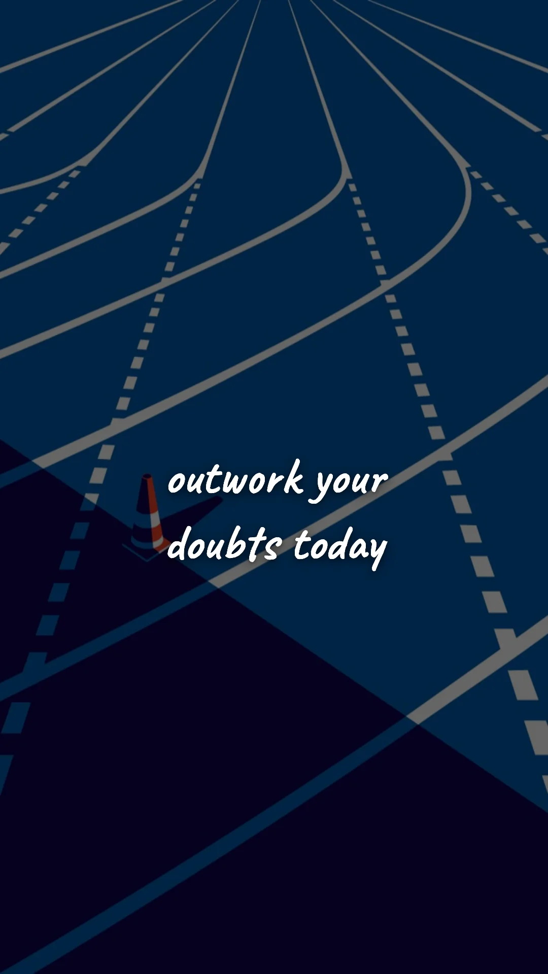 Outwork your doubts today. — gym & fitness motivation wallpaper
